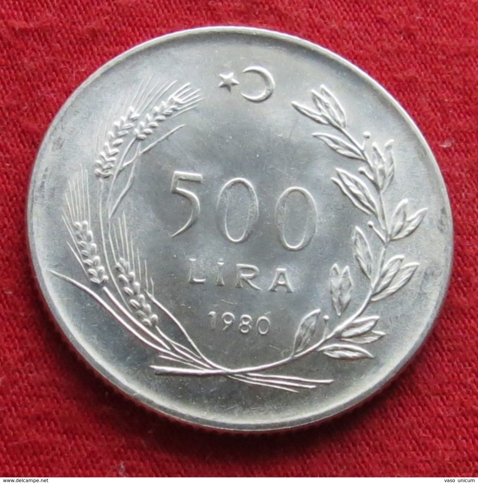 Turkey Turquia 500 Lira 1980 FAO F.a.o. UNC - Turquia