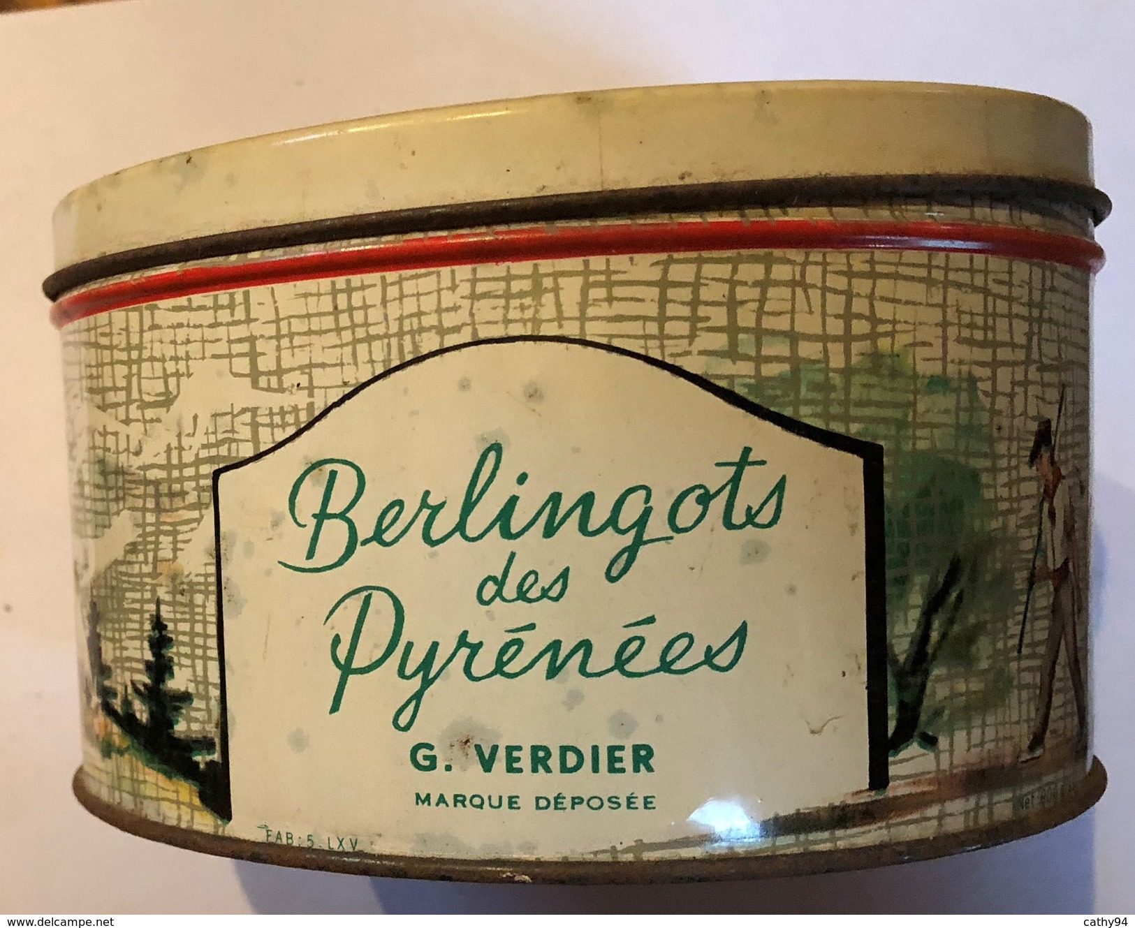 Boîte Ancienne Berlingots Des Pyrénées - Boîtes