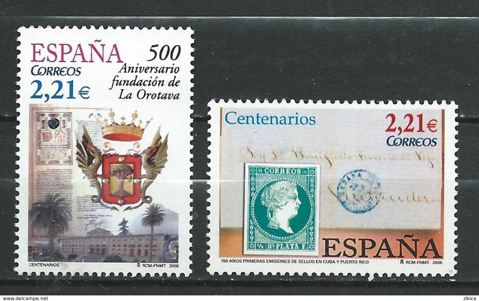 Spain/Espagne - 2005 Anniversaries.Heraldry/Coat Of Arms.Stamps On Stamps. MNH - Ungebraucht