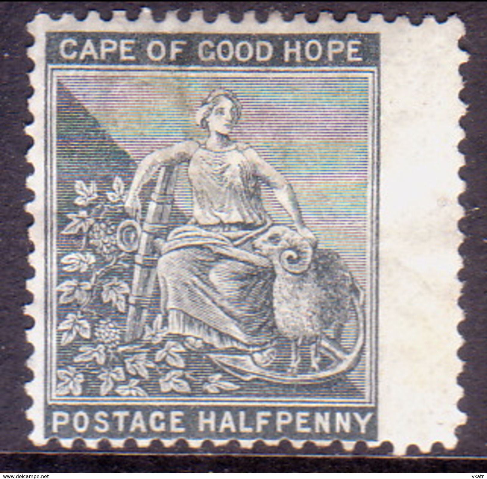 SOUTH AFRICA CAPE OF GOOD HOPE 1875 SG #28 ½d MNG Wmk Crown CC CV £38 - Cape Of Good Hope (1853-1904)