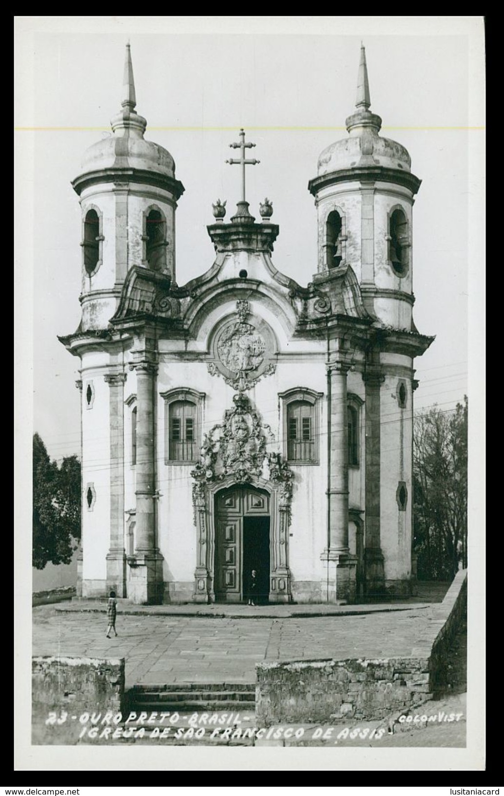 MINAS GERAIS-OURO PRETO - Igreja De S. Francisco De Assis( Ed.Colomvist Nº23) Carte Postale - Belo Horizonte