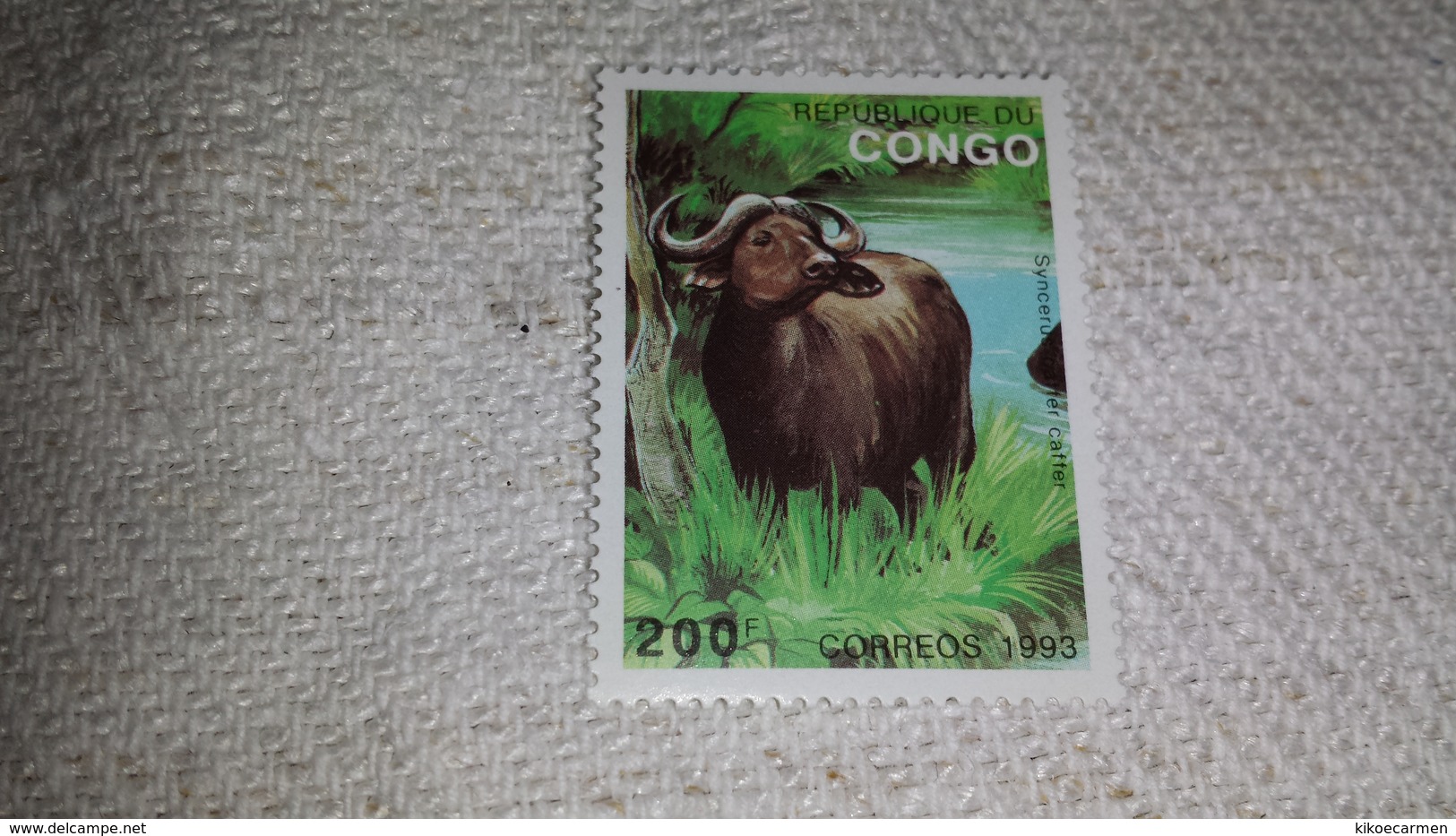 CONGO 1993 - WILD ANIMALS ANIMAL RHINO Rinoceronte Animale MNH ** - Rhinozerosse