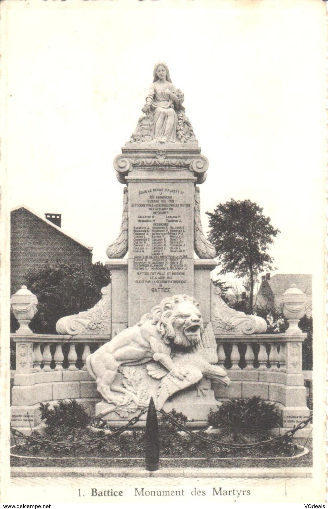 Herve - Battice - Monument Des Martyrs - Herve