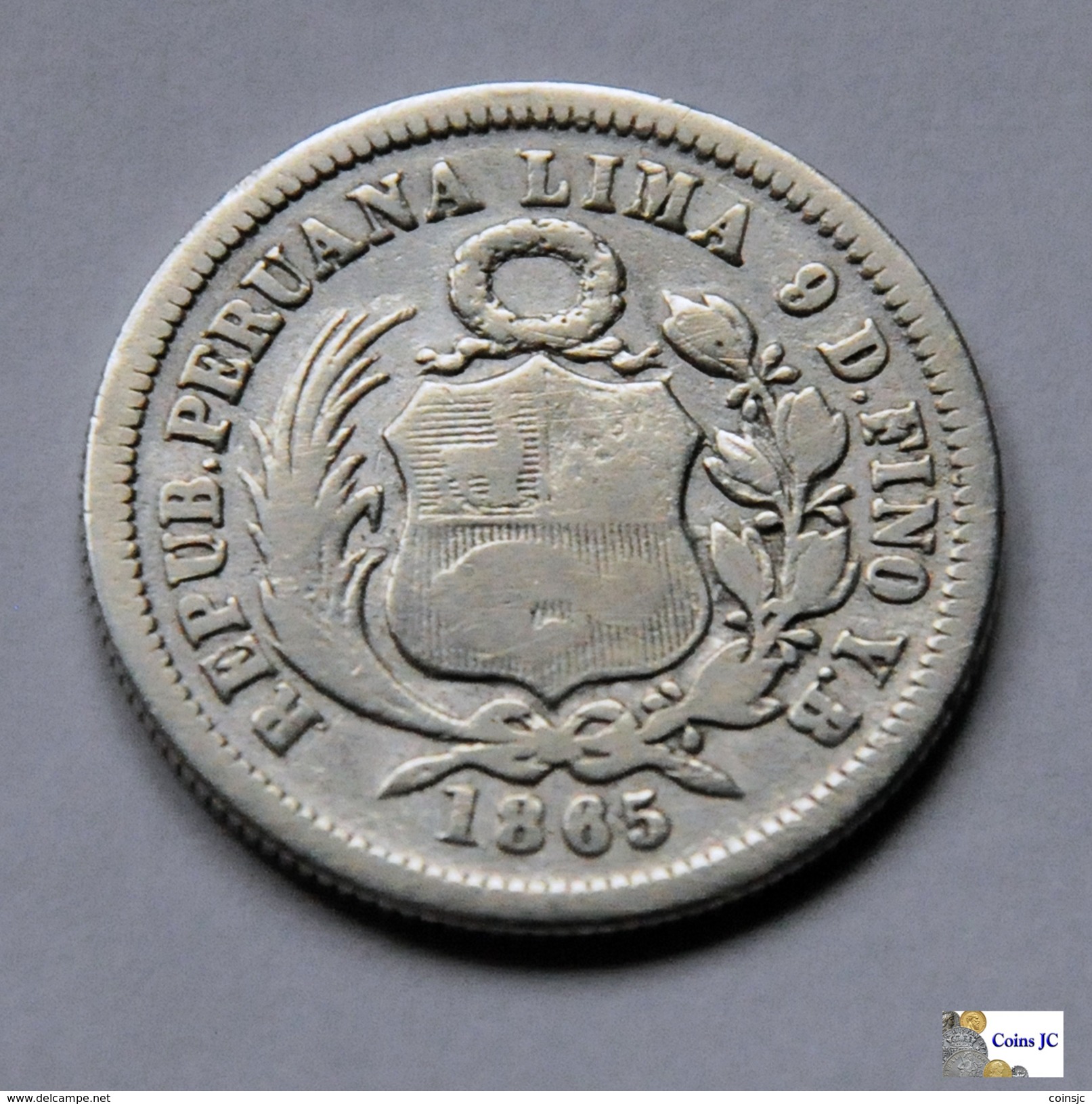 Perú - 1/5 Sol - 1865 - Perú