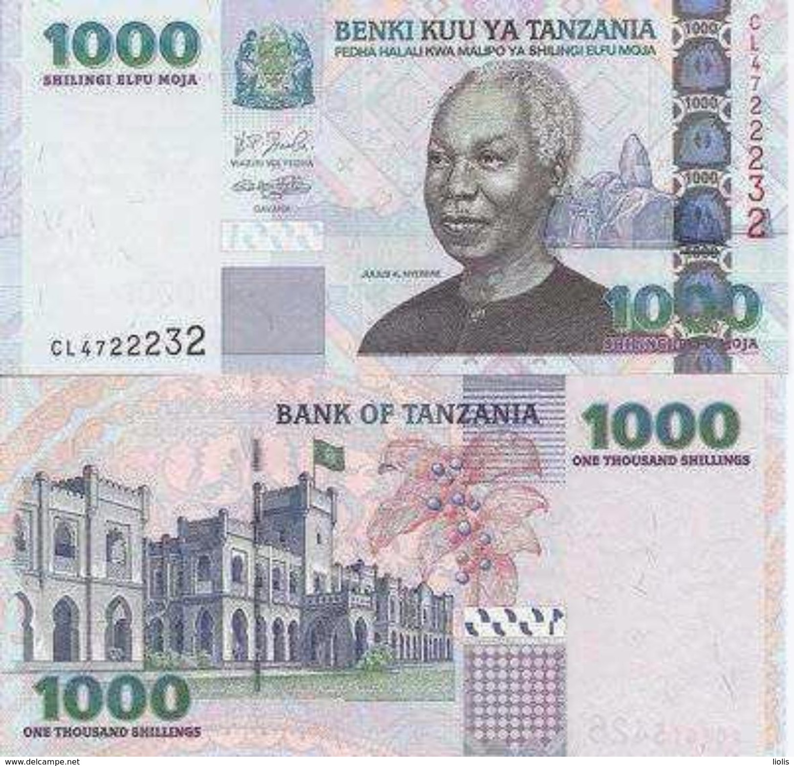 Tanzania  P-36  1000 Shilingi 2003  UNC - Tanzanie