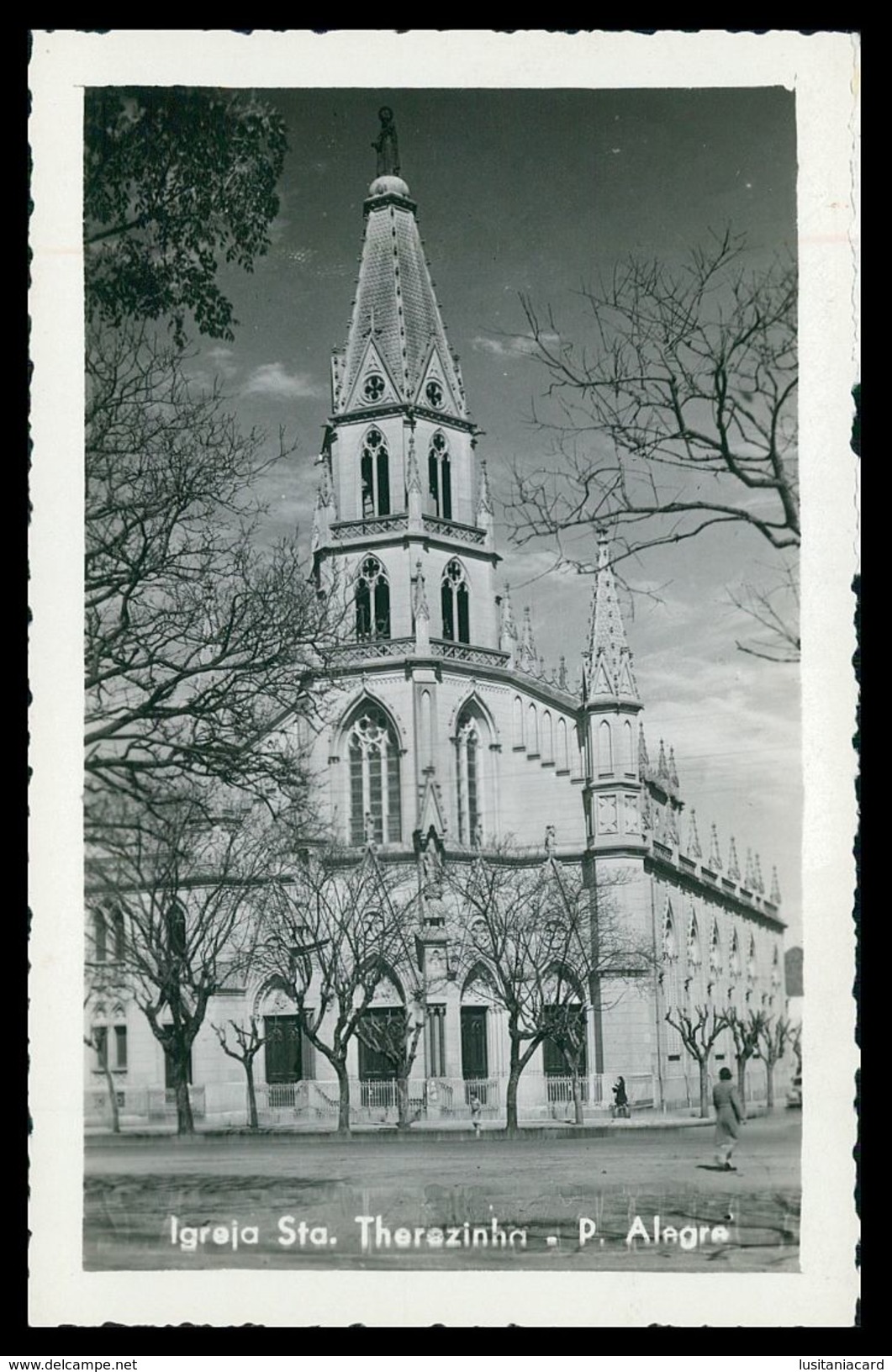 PORTO ALEGRE - Igreja Sta Terezinha ( Ed. Wessel)  Carte Postale - Porto Alegre
