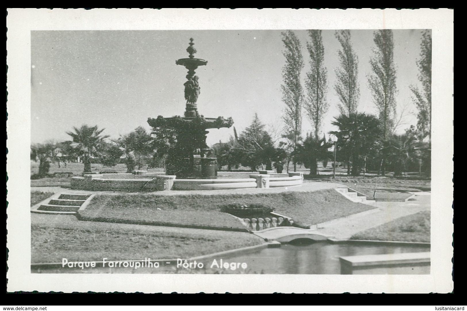 PORTO ALEGRE - CHAFARIZES E FONTES - Parque Farroupilha.  ( Ed. Wessel)  Carte Postale - Porto Alegre