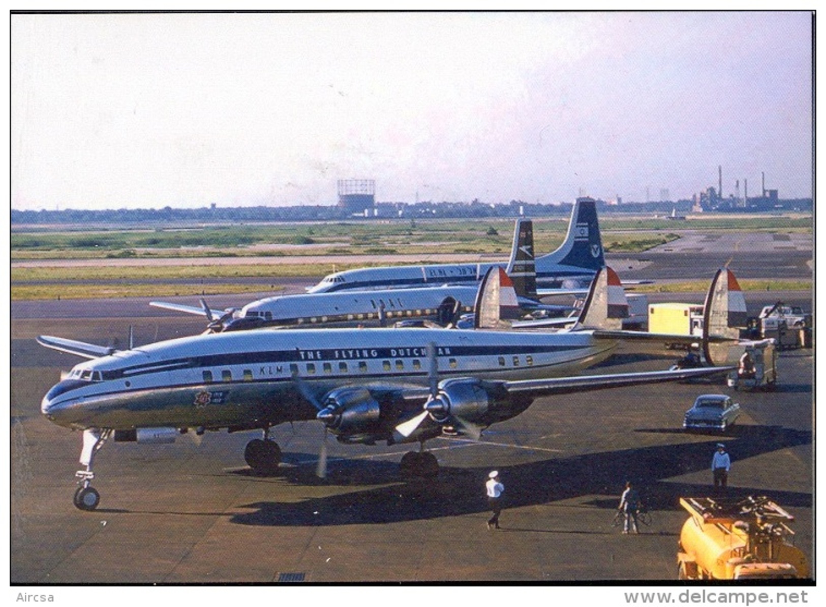 Aviation Postcard-389-KLM Lockheed L-1049 CONSTELATION - 1946-....: Moderne
