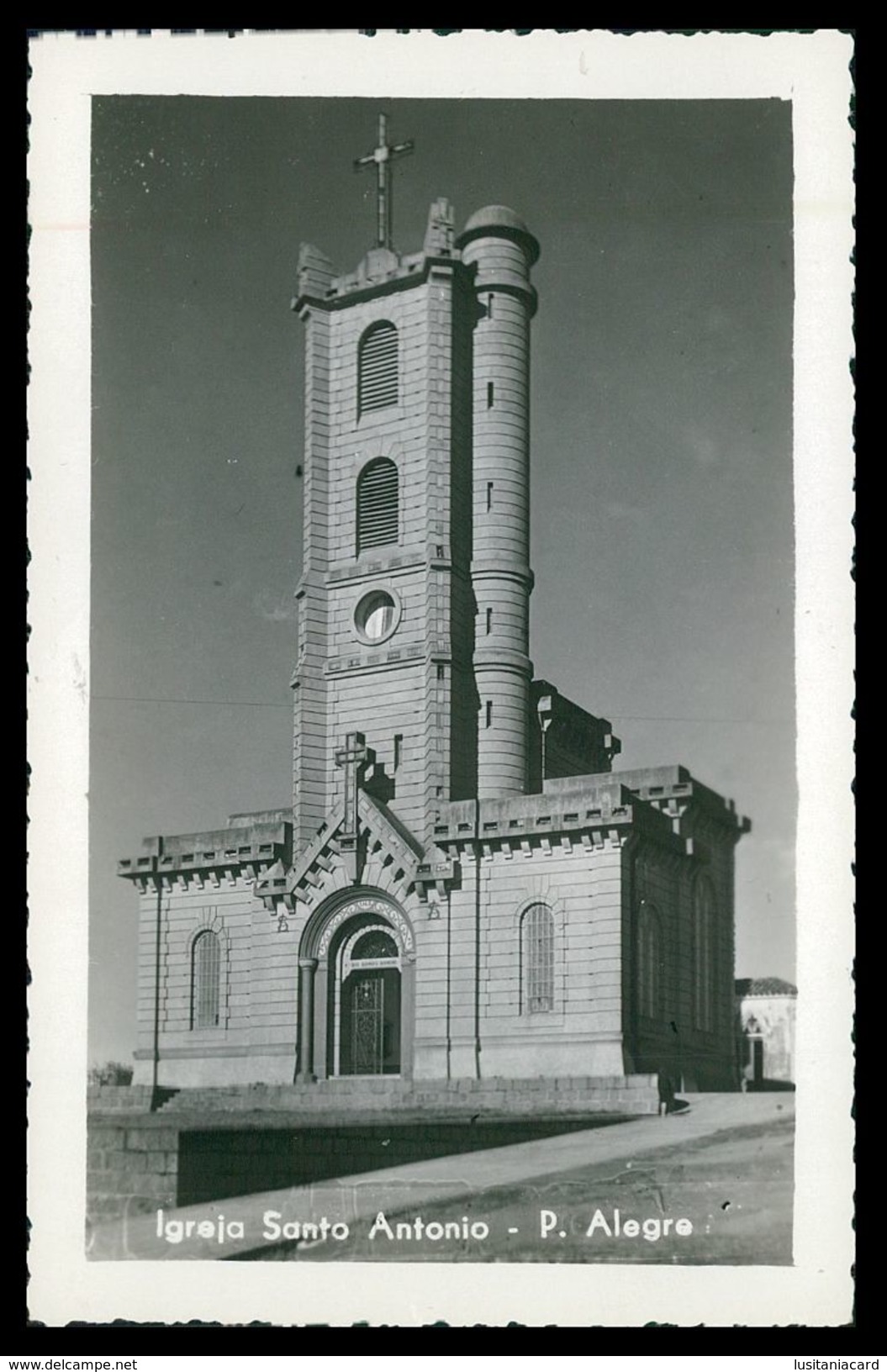 PORTO ALEGRE - Igreja Santo António ( Ed. Wessel)  Carte Postale - Porto Alegre