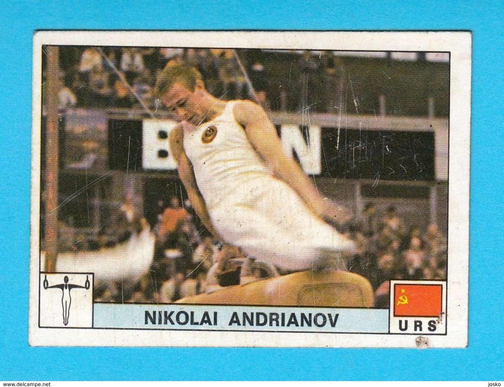 PANINI OLYMPIC GAMES MONTREAL 76 No 206 NIKOLAI ANDRIANOV Soviet Union Russia Gymnastics Juex Olympiques * Yugoslav Ed. - Gymnastique