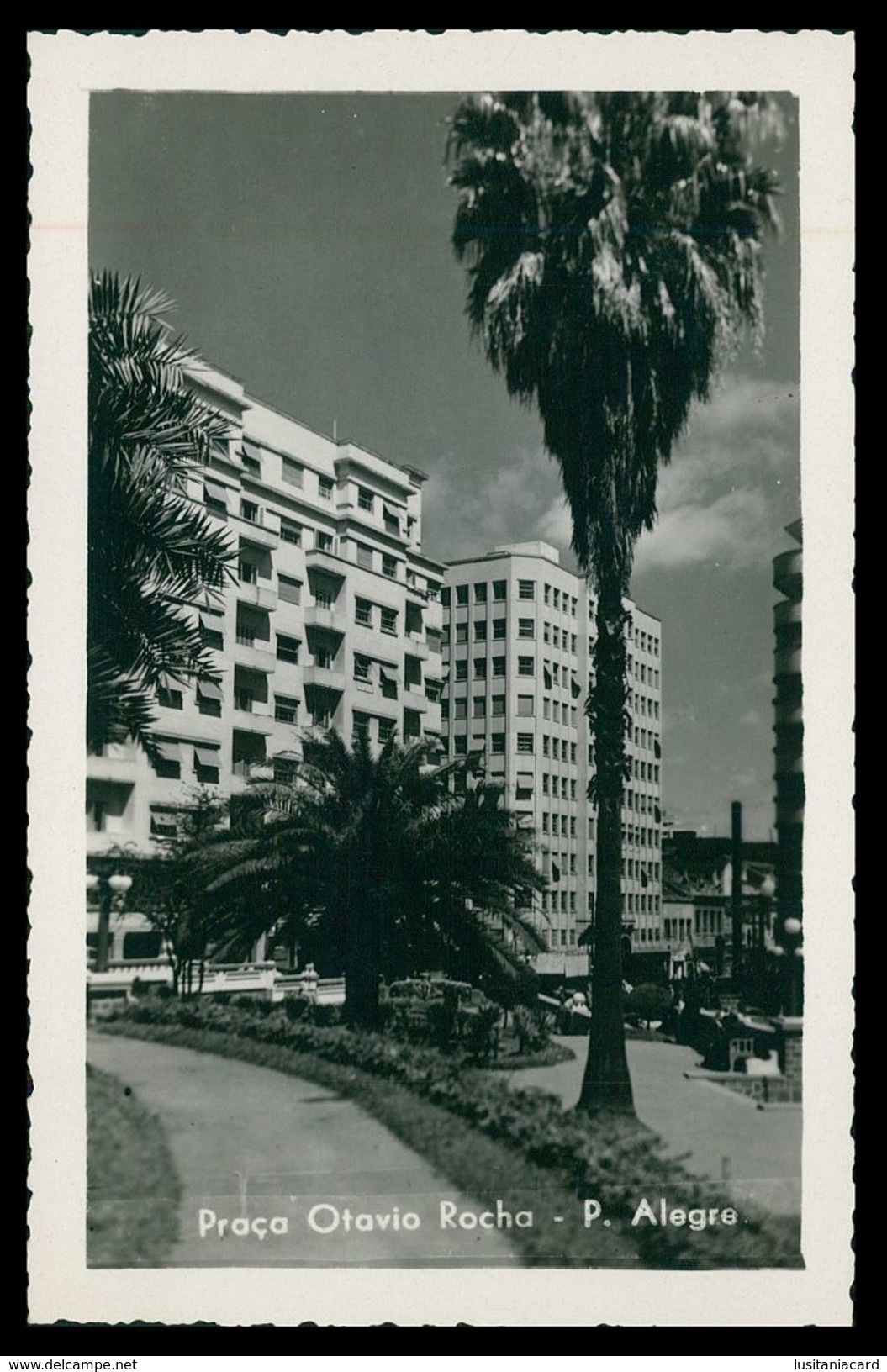 PORTO ALEGRE - Praça Otavio Rocha .  Carte Postale - Porto Alegre