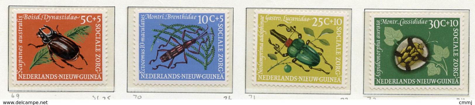 1961 - WEST NUOVA GUINEA - Mi. Nr.  69/72 - NH -  (UP.70.7) - Nederlands Nieuw-Guinea