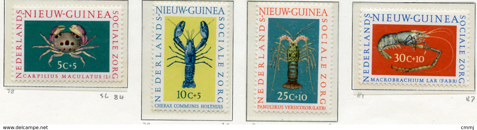 1962 - WEST NUOVA GUINEA - Mi. Nr.  78/82 - NH -  (UP.70.8) - Nederlands Nieuw-Guinea