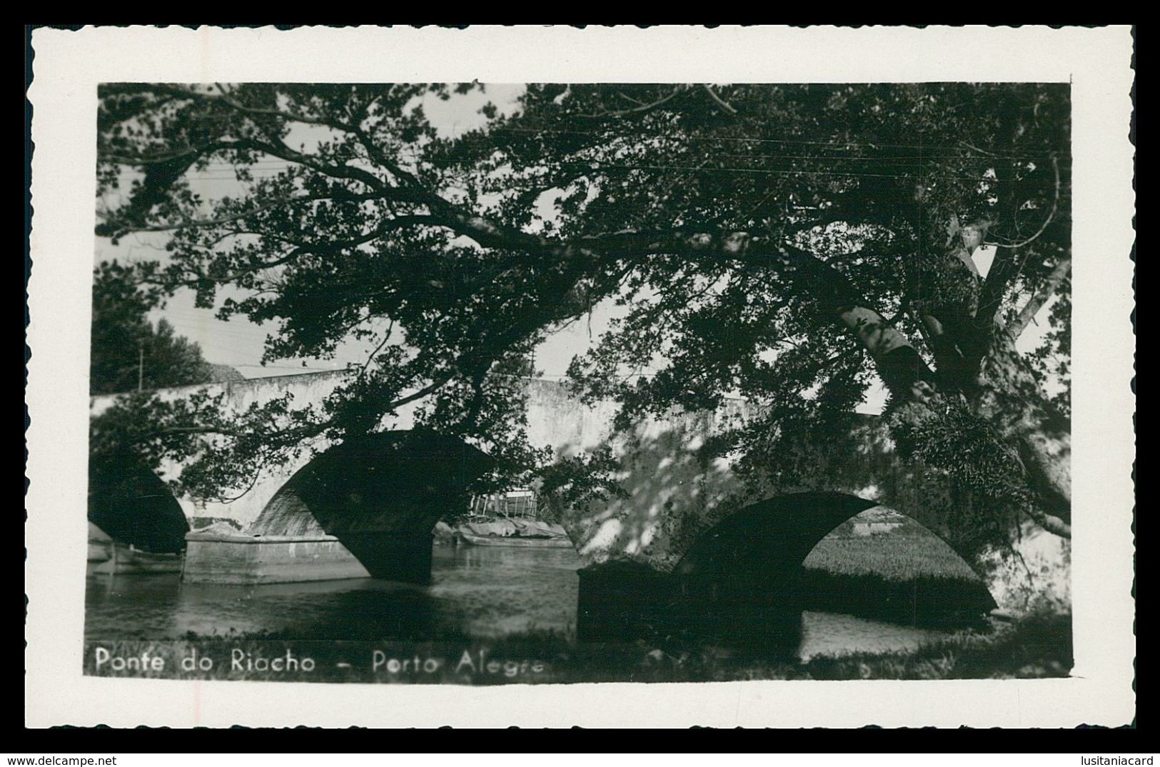 PORTO ALEGRE - Ponte Do Riacho ( Ed. Wessel) Carte Postale - Porto Alegre