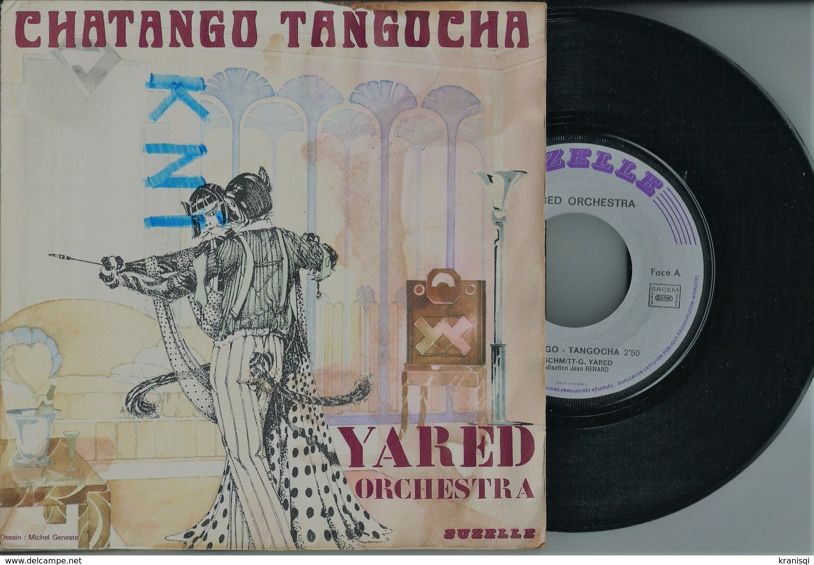 Vinyle  45 T ,  Yared   Orchestra 1970 - Musicals