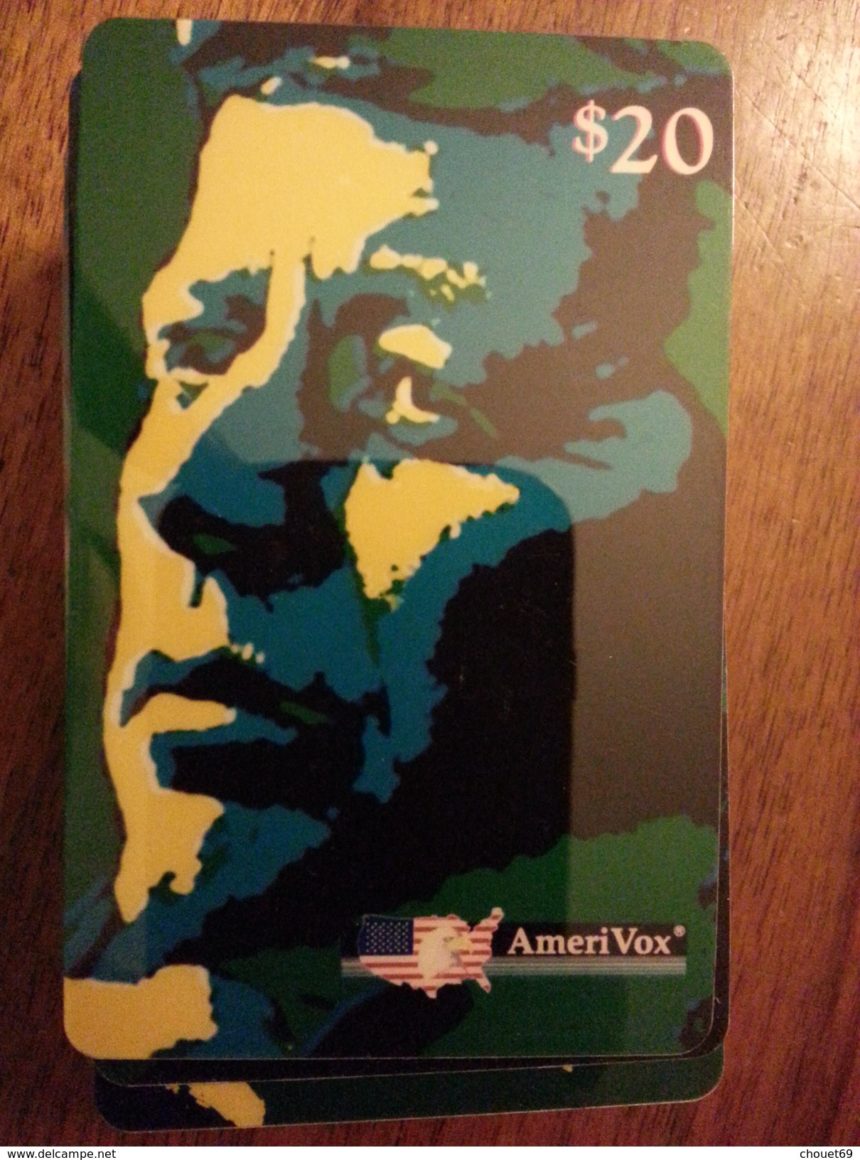 Amerivox JFK serie 4 cards KENNEDY President 1994 MINT prépayée prepaid Ameri Vox