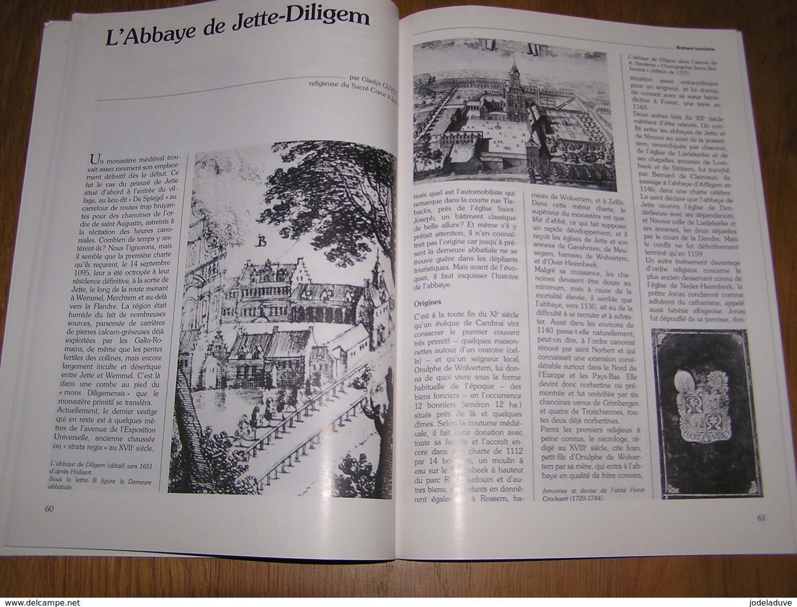 BRABANT Revue N° 5 6 1986 Régionalisme Brabant Béjart Chaumont Gistoux Jette Diligem Biscuiterie Abbaye Villers Nivelles