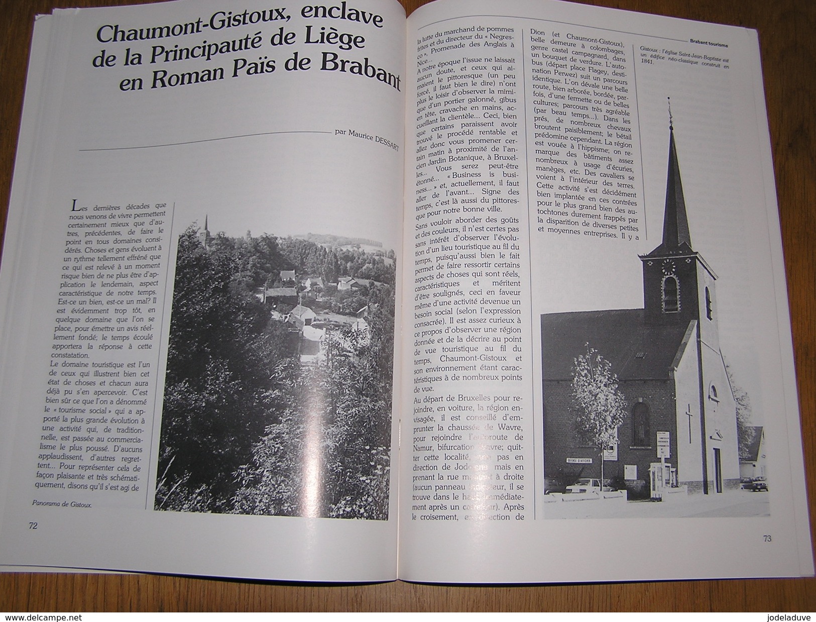 BRABANT Revue N° 5 6 1986 Régionalisme Brabant Béjart Chaumont Gistoux Jette Diligem Biscuiterie Abbaye Villers Nivelles