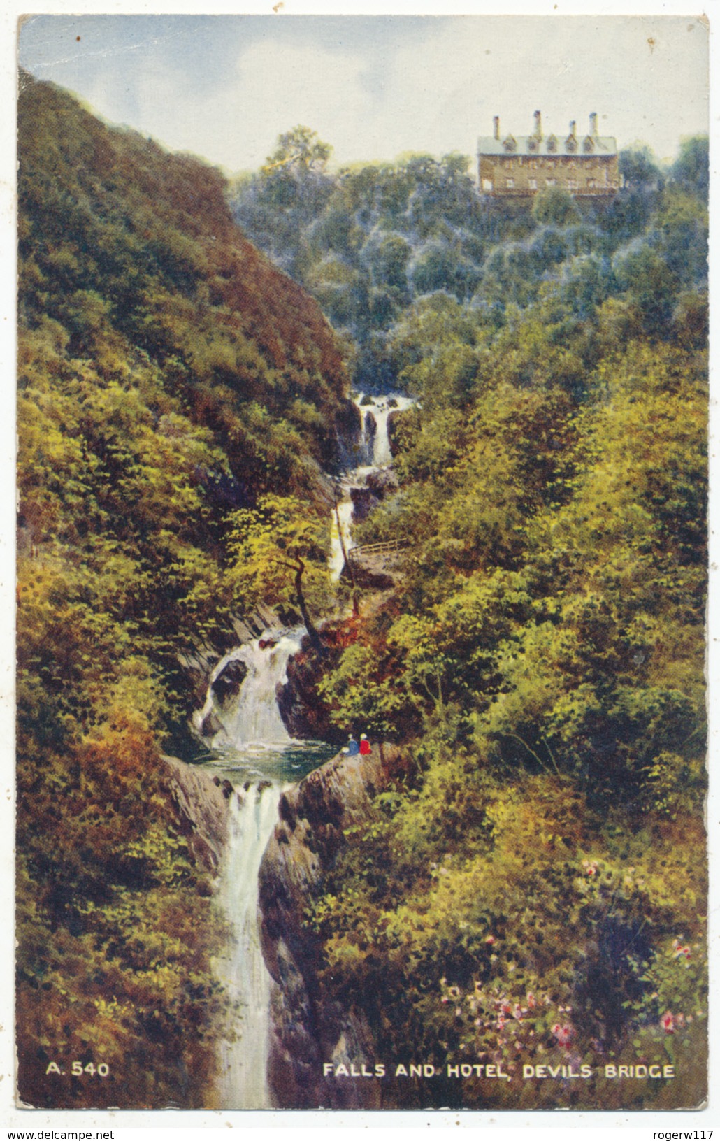 Falls And Hotel, Devils Bridge - Cardiganshire