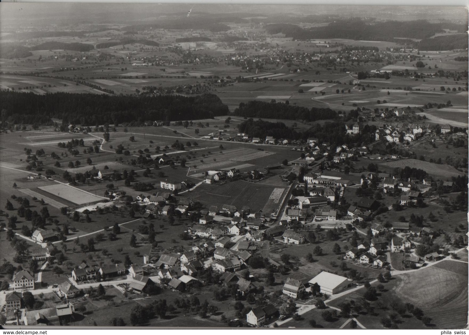 Flugaufnahme Binzikon-Grüningen - Photo: Werner Friedli - Grüningen