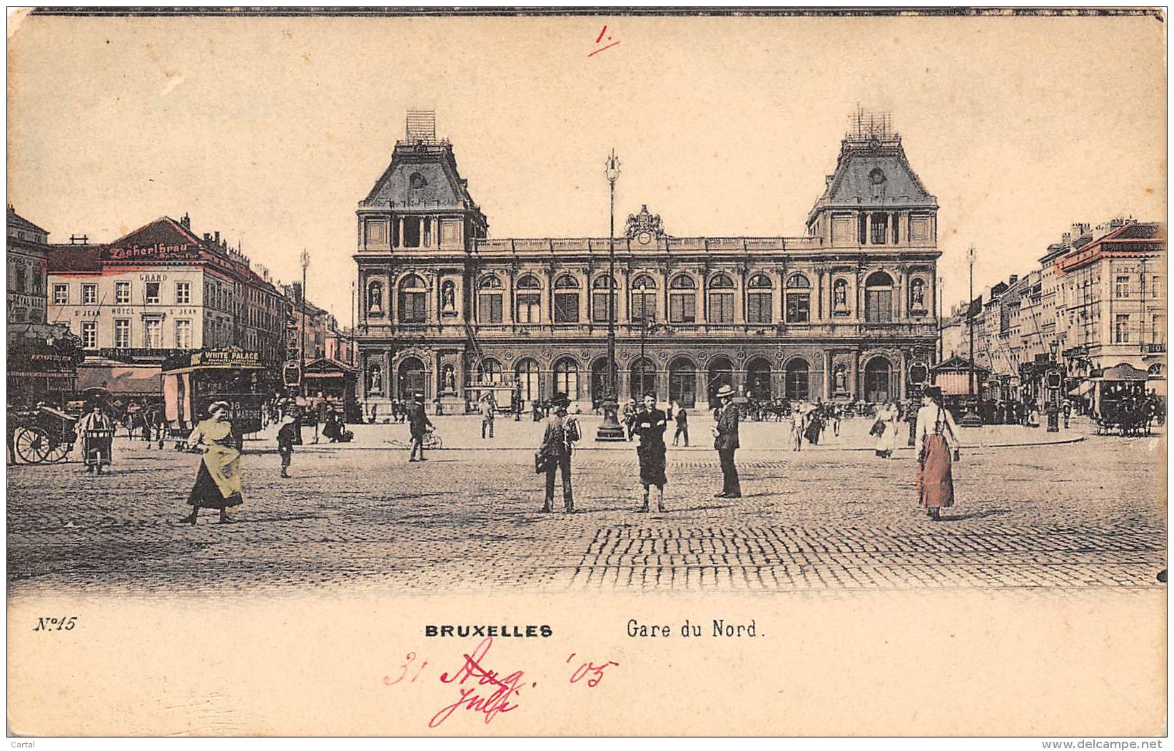 BRUXELLES - Gare Du Nord - Chemins De Fer, Gares