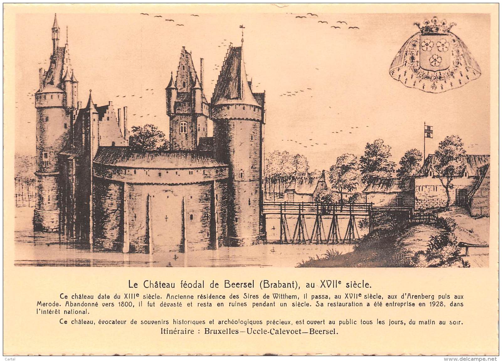 CPM - Le Château Féodal De BEERSEL (Brabant), Au XVIIe Siècle. - Beersel