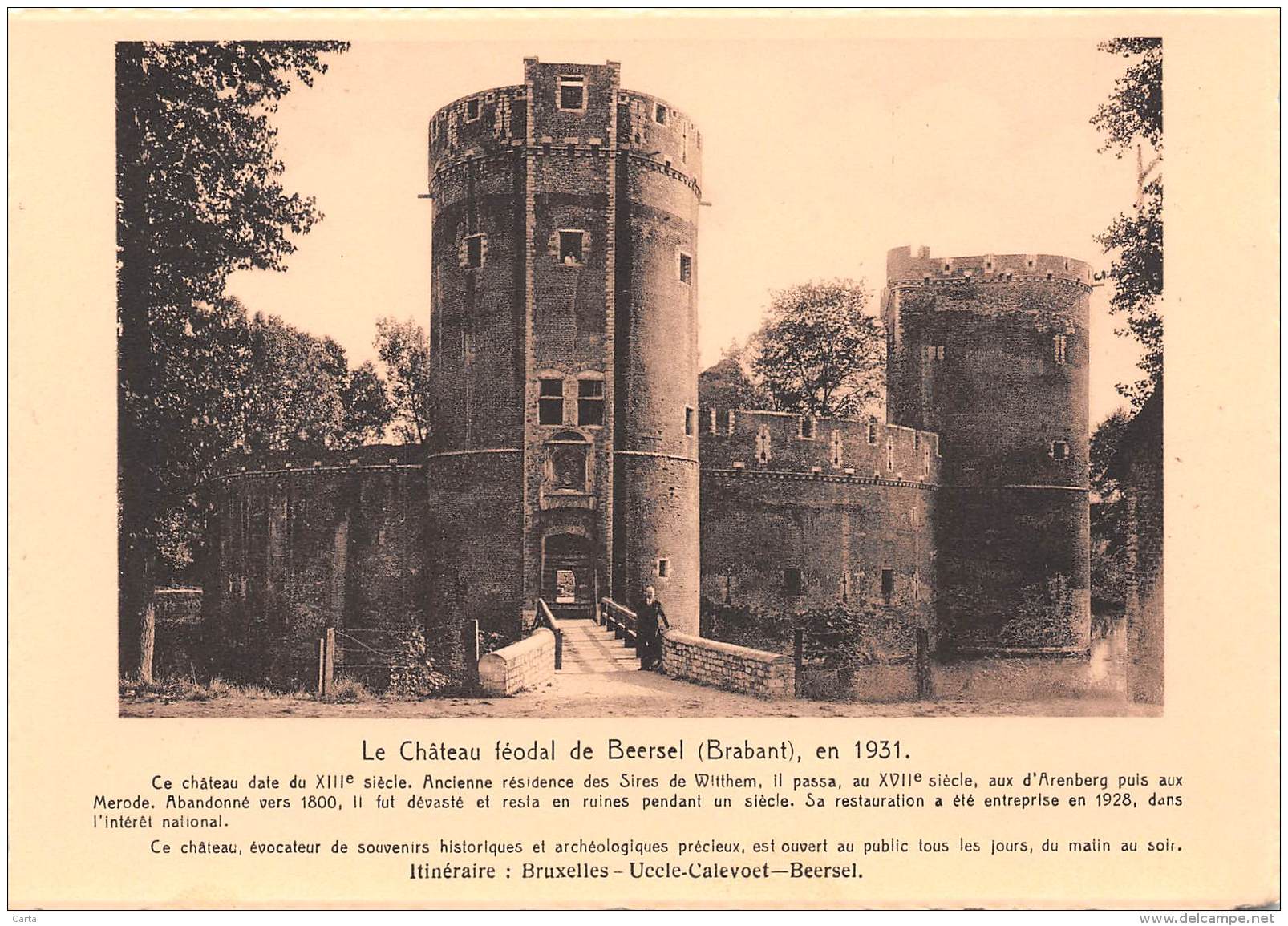 CPM - Le Château Féodal De BEERSEL (Brabant), En 1931. - Beersel