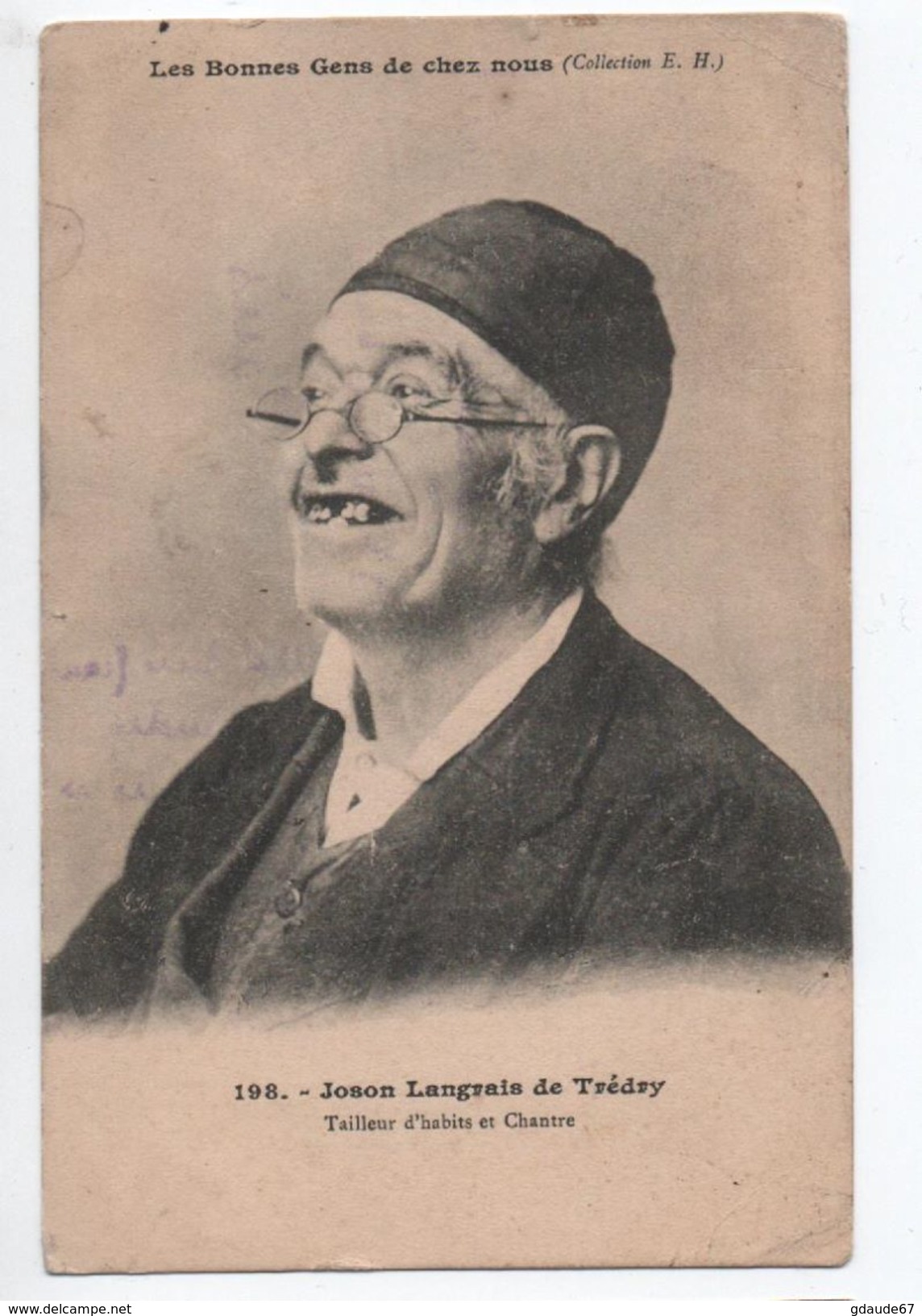 JOSON LANGRAIS DE TREDRY (22) - TAILLEUR D'HABITS ET CHANTRE - Saint-Brieuc