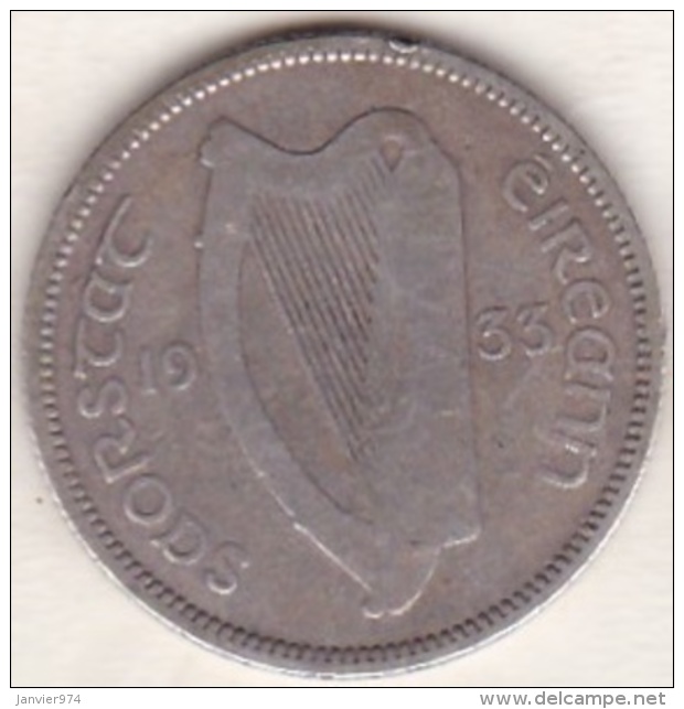 IRELAND. 1 SHILLING 1933. ARGENT - Irlande