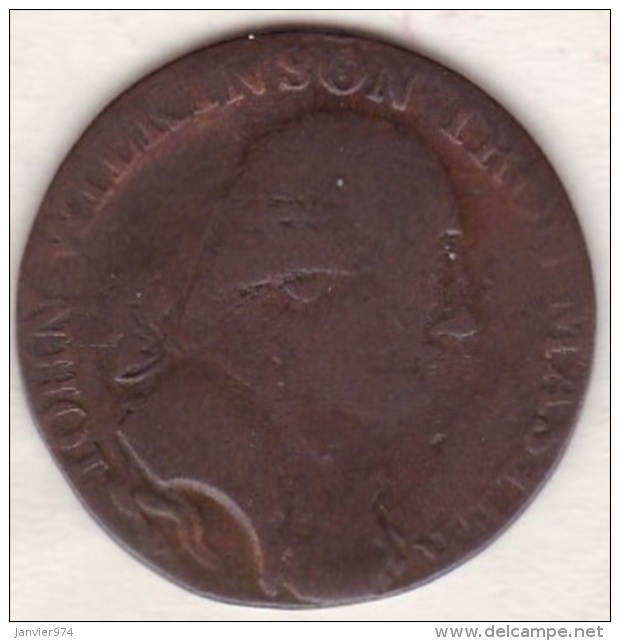 Warwickshire  North Wales, HalfPenny Token ND (1773 ) John Wilkinson - Autres & Non Classés