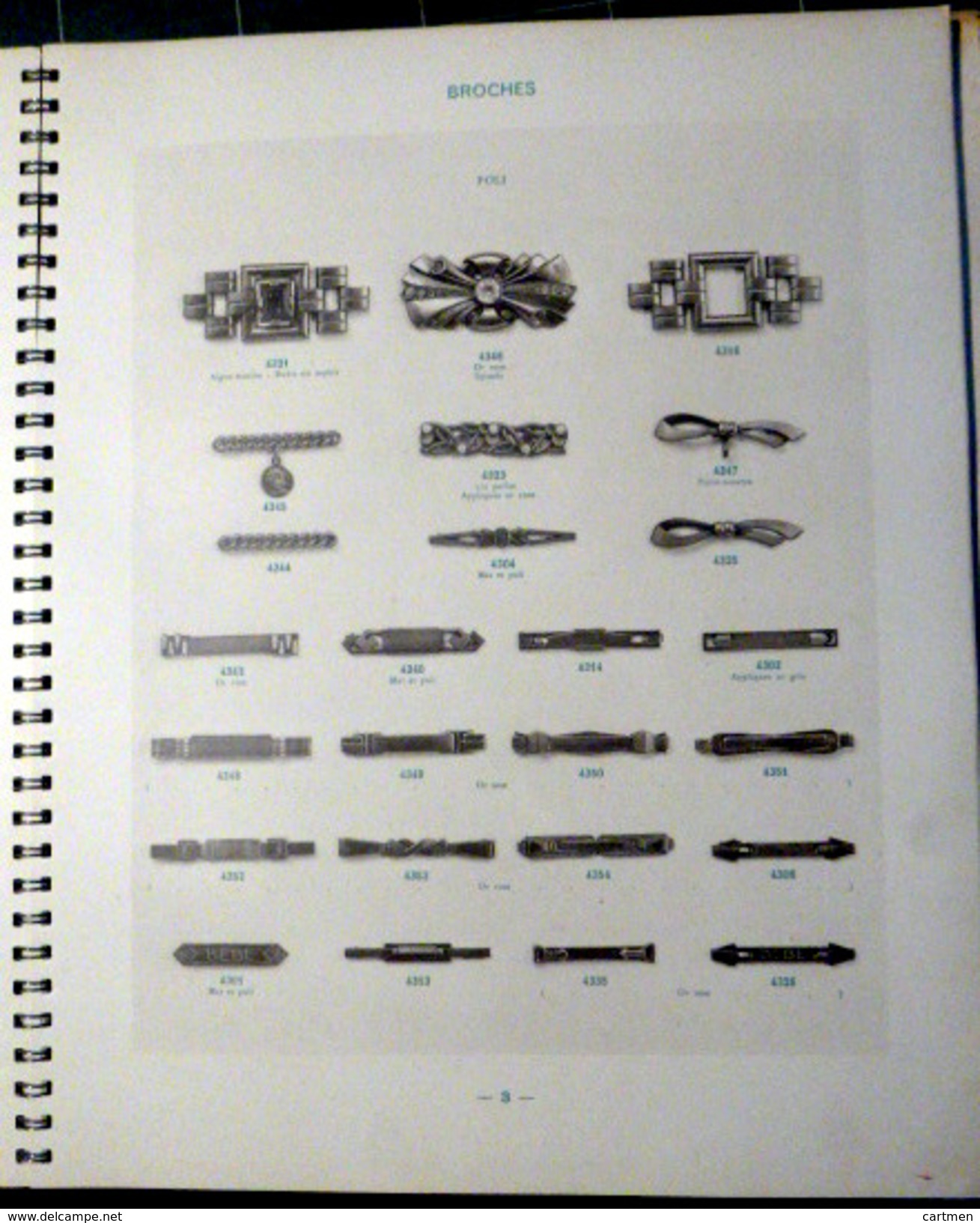 FIX GROS CATALOGUE DE BIJOUX OR ARGENT MEDAILLE ALLIANCE BAGUE CHAINE CHEVALIERE PENDATIF 500 MODELES AVEC PRIX 1950 - Autres & Non Classés