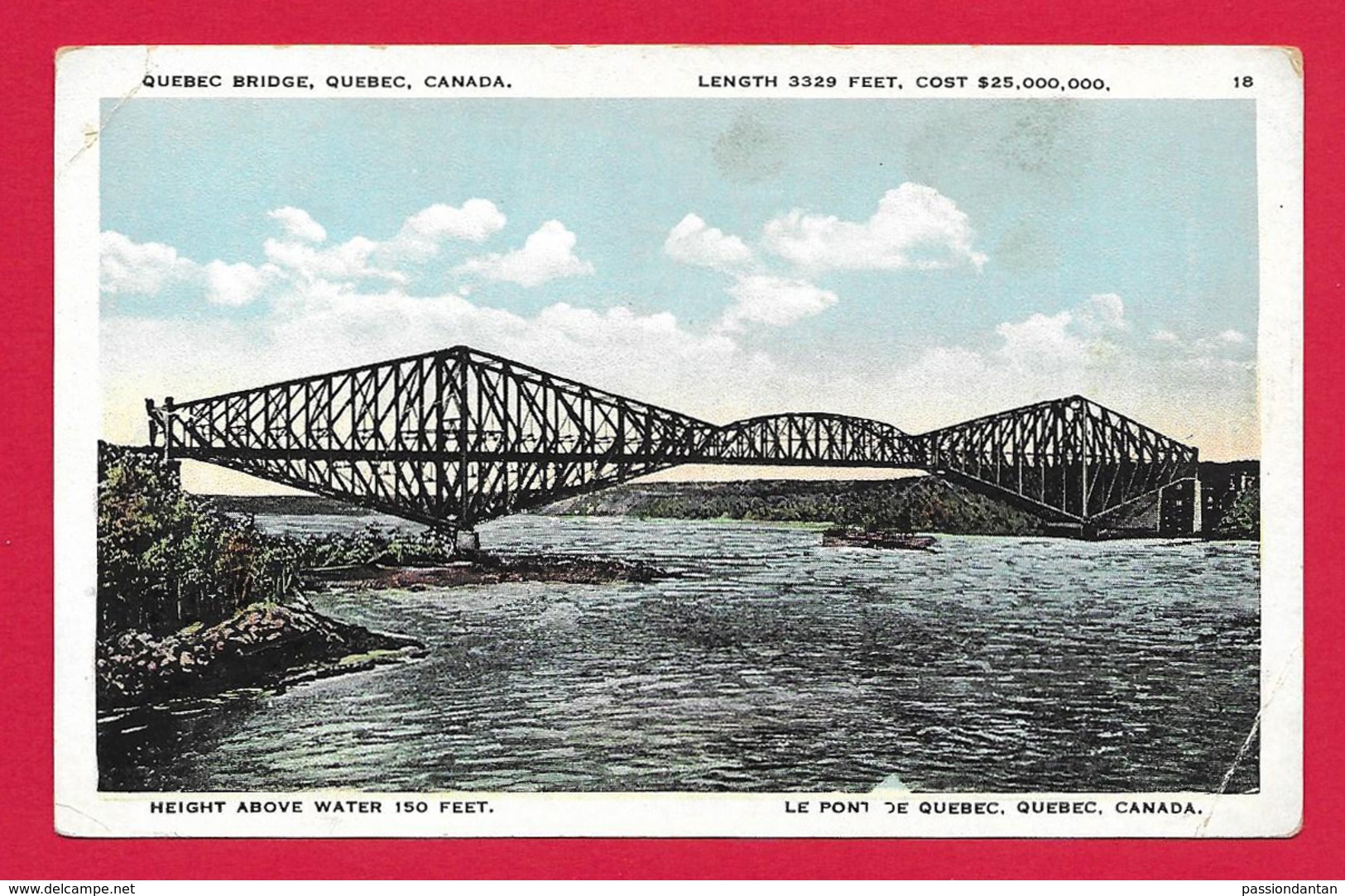 CPA Canada - Québec - Le Pont De Québec - Quebec Bridge - Québec - Les Rivières
