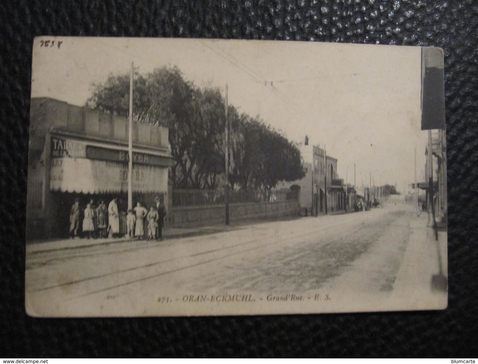 CPA - ORAN ECKMUHL - GRAND'RUE - PATISSERIE BOYER - Oran