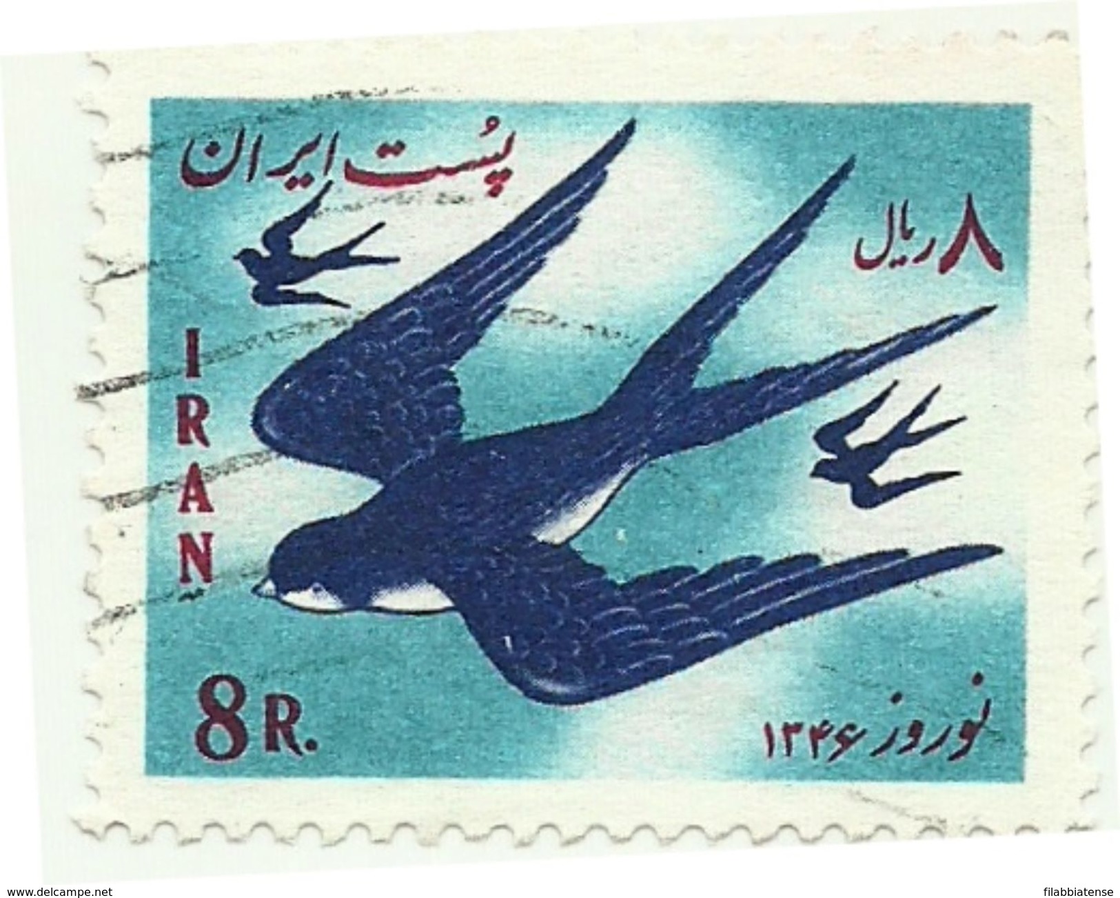 1967 - Iran 1211 Rondine, - Hirondelles