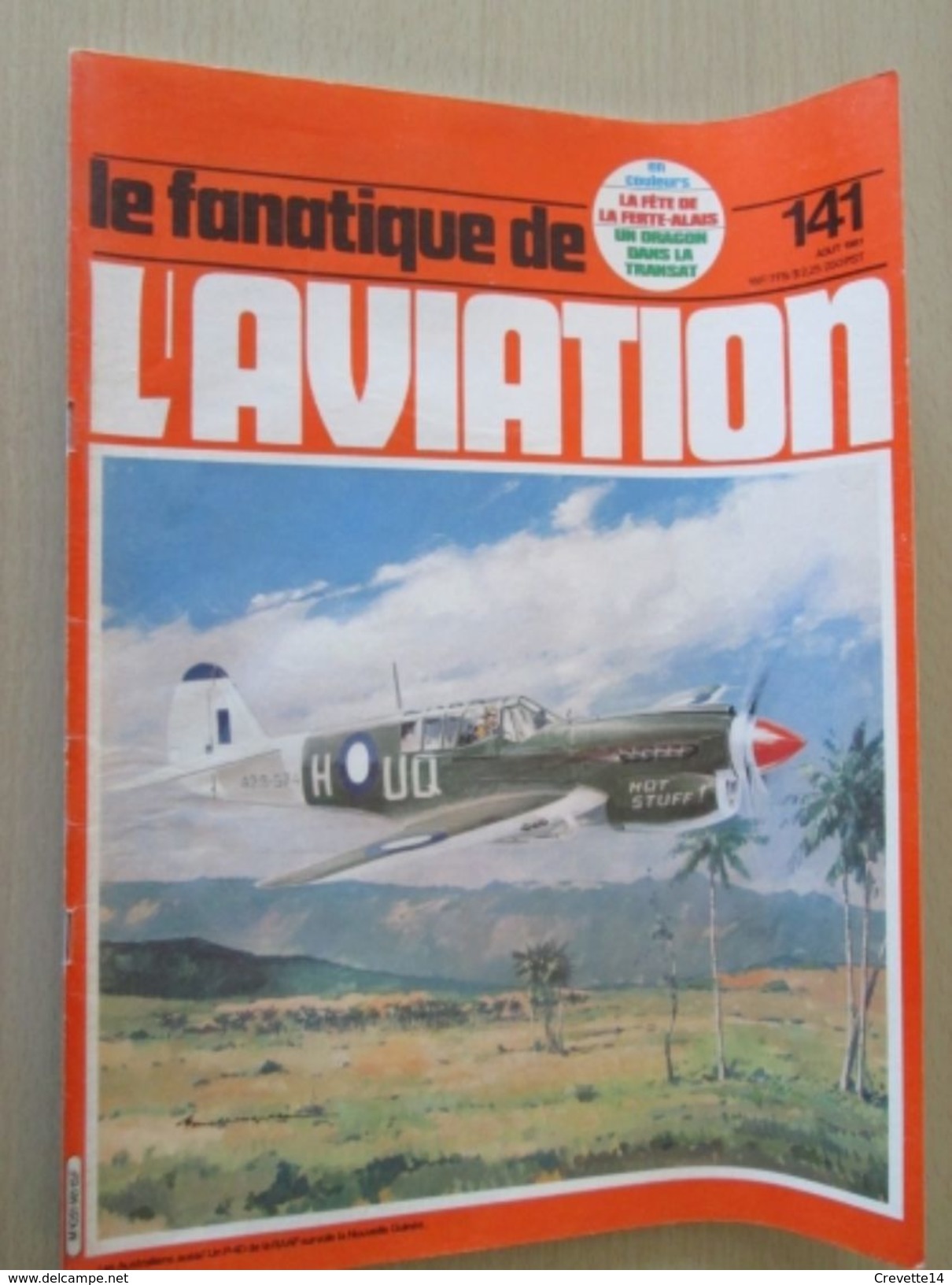 FANA2014 Fascicule De La Revue FANA DE L'AVIATION N°141 , COUVERTURE   P-40 RAAF      Sommaire En Photo N°2 - Aviation
