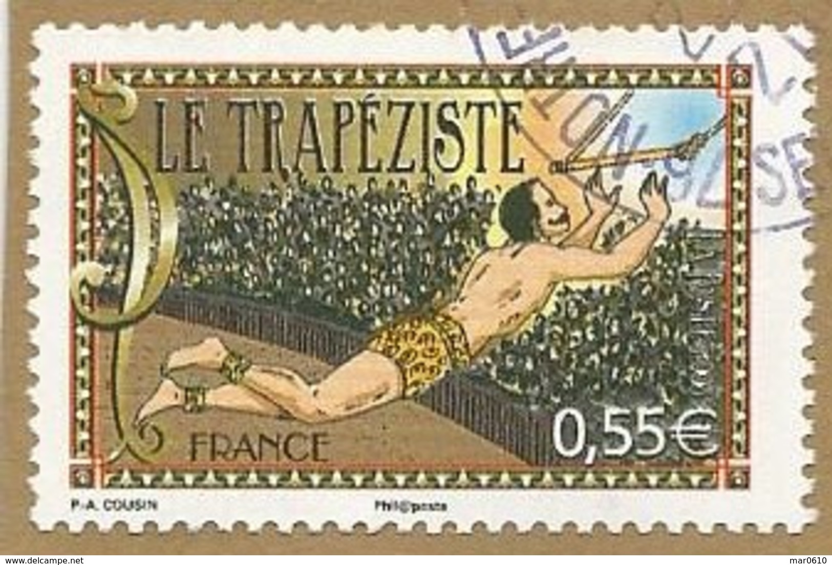 2008 - Le Cirque : Le Trapéziste - Y&T N° 4216 - Oblitéré Cachet Rond - Gebraucht