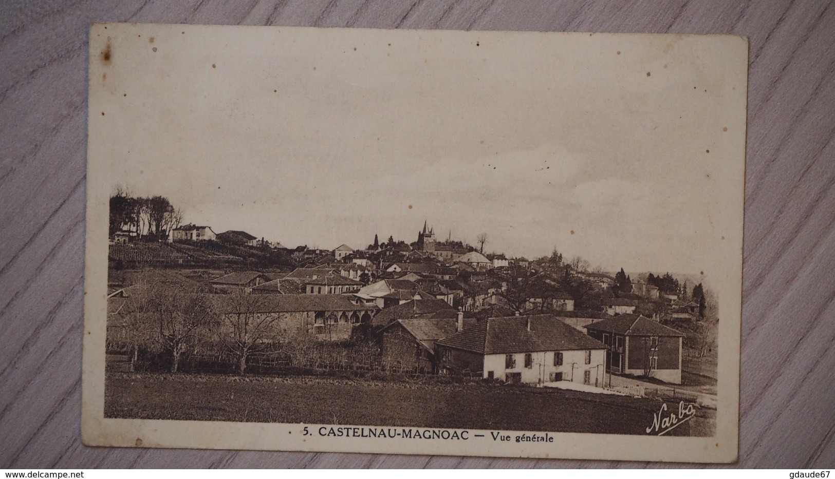 CASTELNAU-MAGNOAC (65) - VUE GENERALE - Castelnau Magnoac