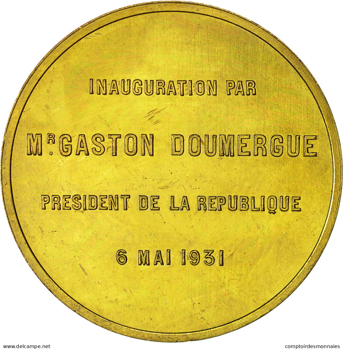 France, Medal, Exposition Coloniale, Inauguration Par G.Doumergue, 1931, SPL - Autres & Non Classés