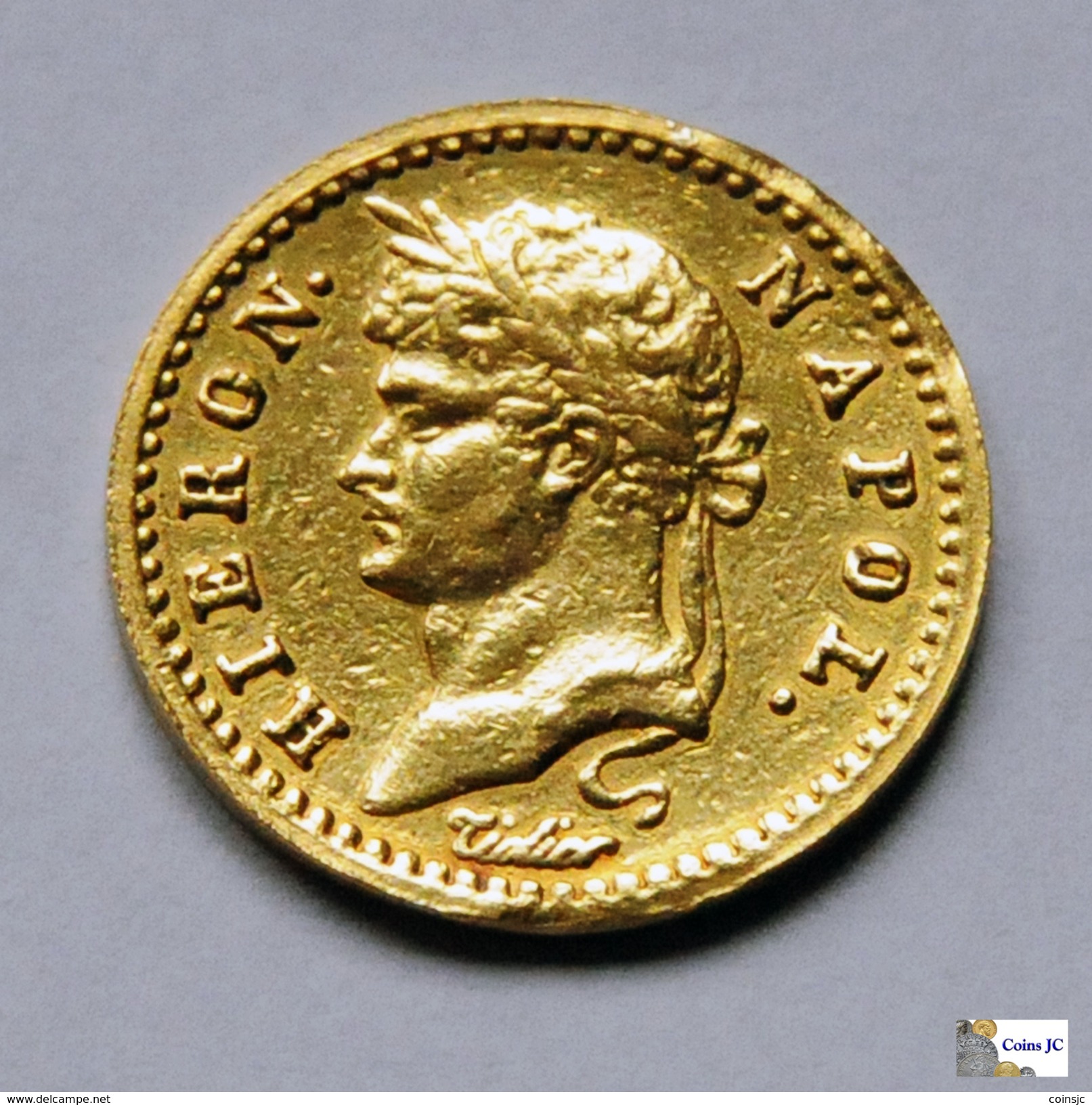 German States - Westphalia - 10 Franken - 1813 C - Monete D'oro