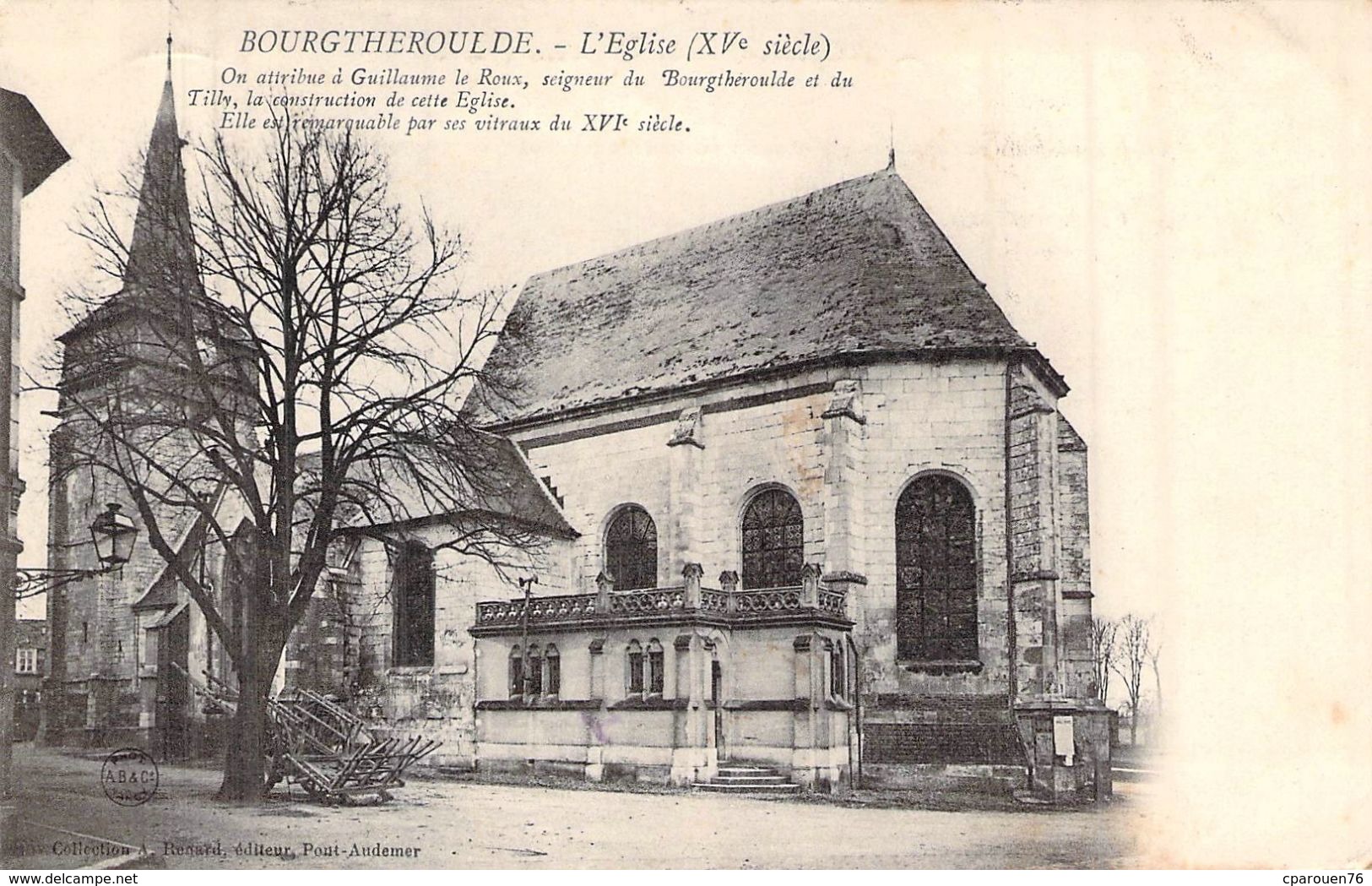 C P A [27] Eure > Bourgtheroulde L'église - Bourgtheroulde