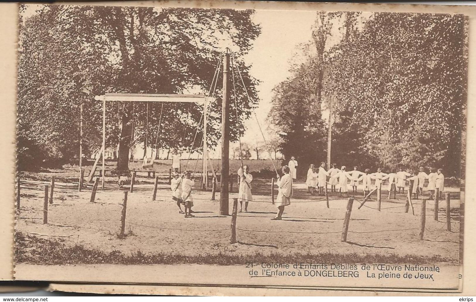 Carnet Complet (22 Cp) De Dongelberg Colonie D'Enfants Débiles De L'Oeuvre Nationale De L'Enfance - Jodoigne