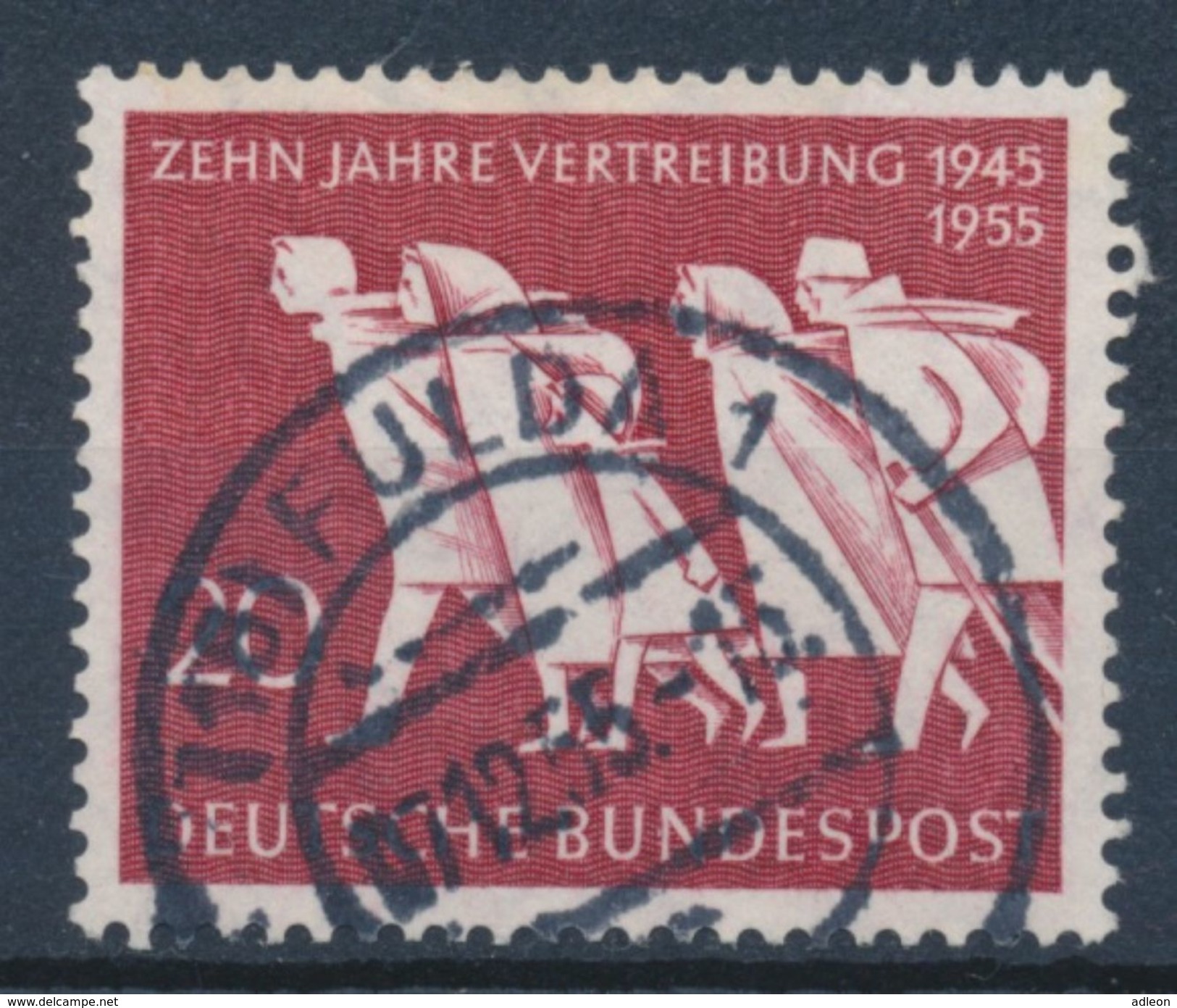 RFA- 10 Ans Des Déplacés Allemands YT 91 Obl. / Bund-10 Jahre Vertreibung Mi. Nr. 215 Gestempelt - Used Stamps