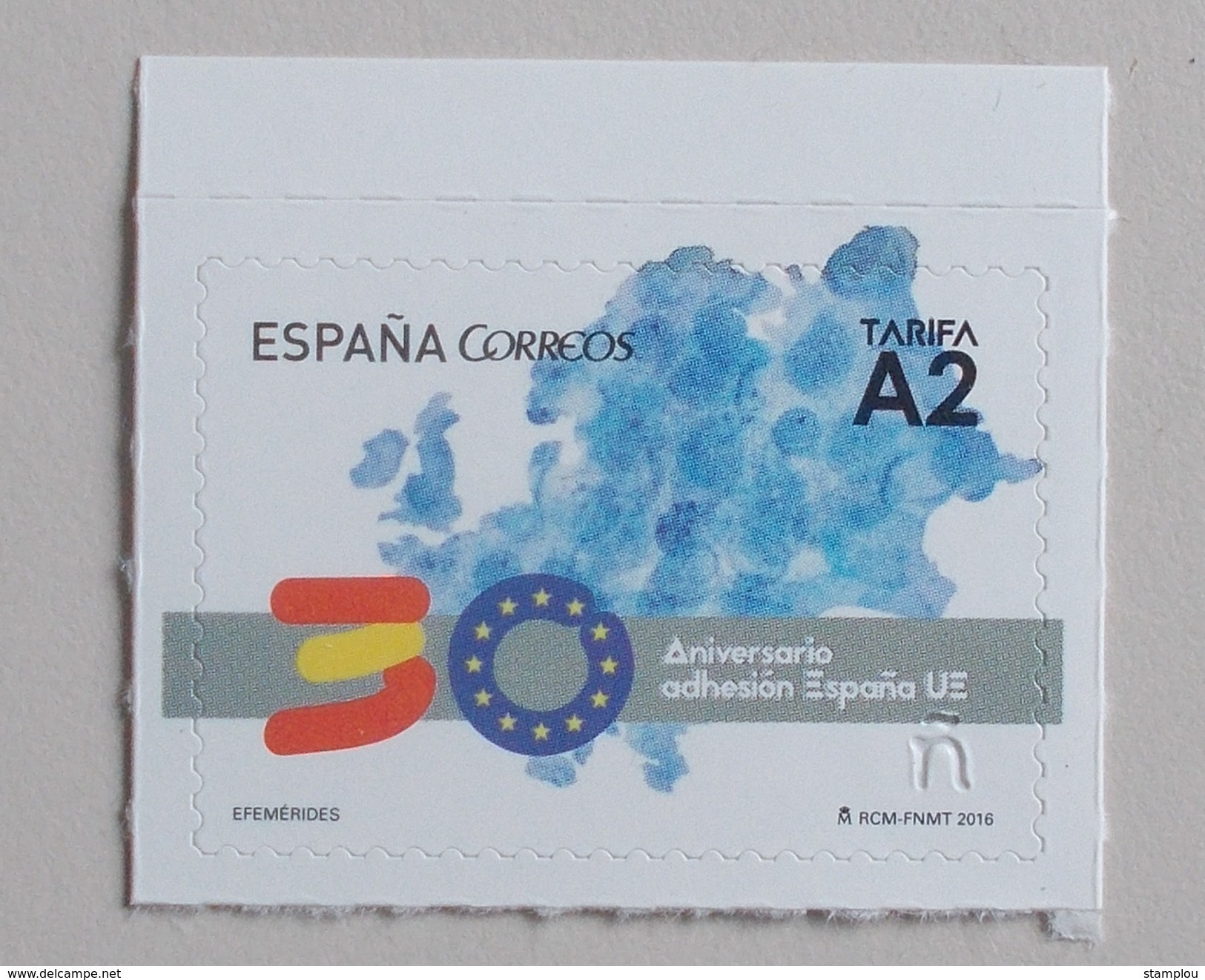 Spanje 2016 30th Anniversary Accession Of Spain To The European Com - Europese Gedachte