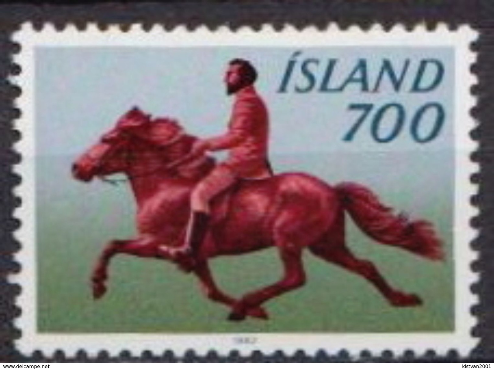 Iceland MNH Stamp - Horses