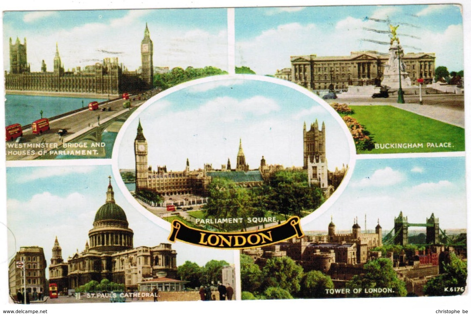 Postcard London 5 Views (pk41447) - Other & Unclassified