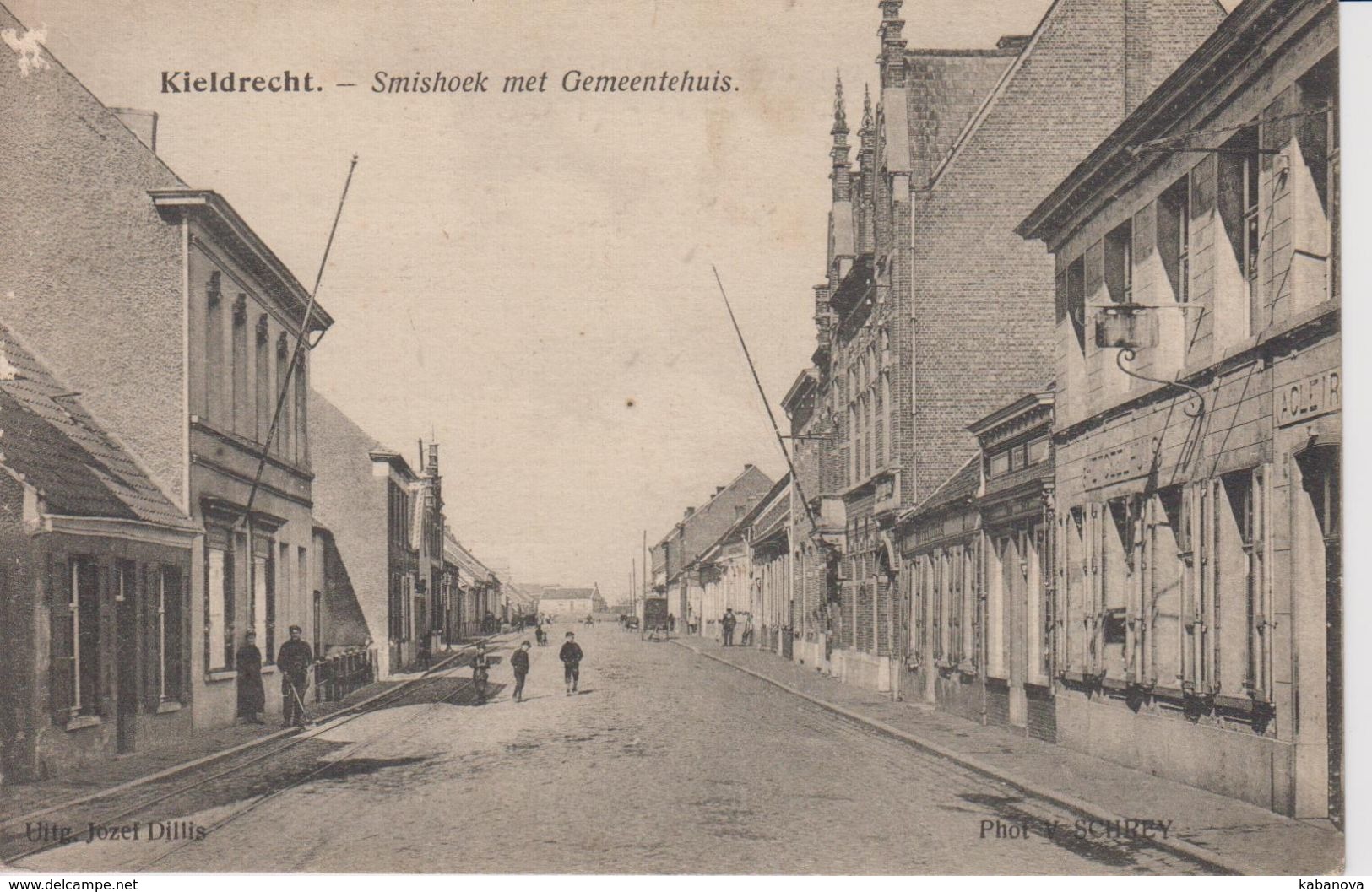 Kieldrecht Smishoek Met Gemeentehuis - Beveren-Waas