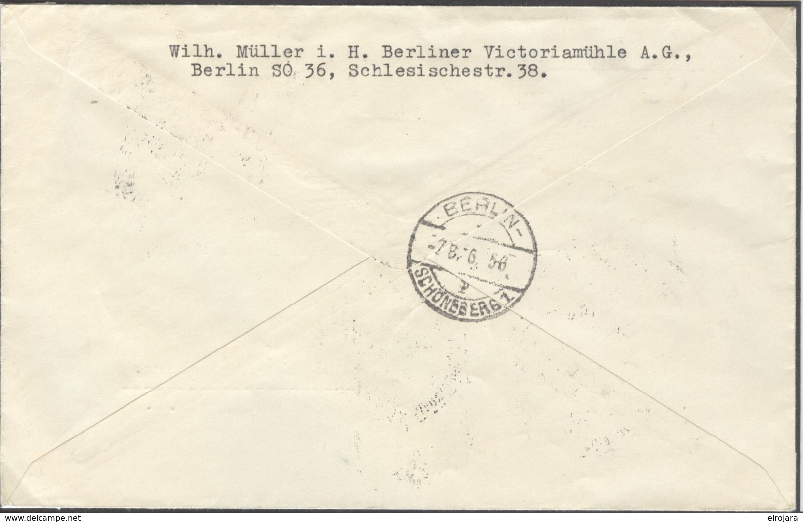 GERMANY Registered Cover With R Label Berlin KdF Stadt  F With Olympic Stamps And Cancel Berlin KdF Stadt - Sommer 1936: Berlin