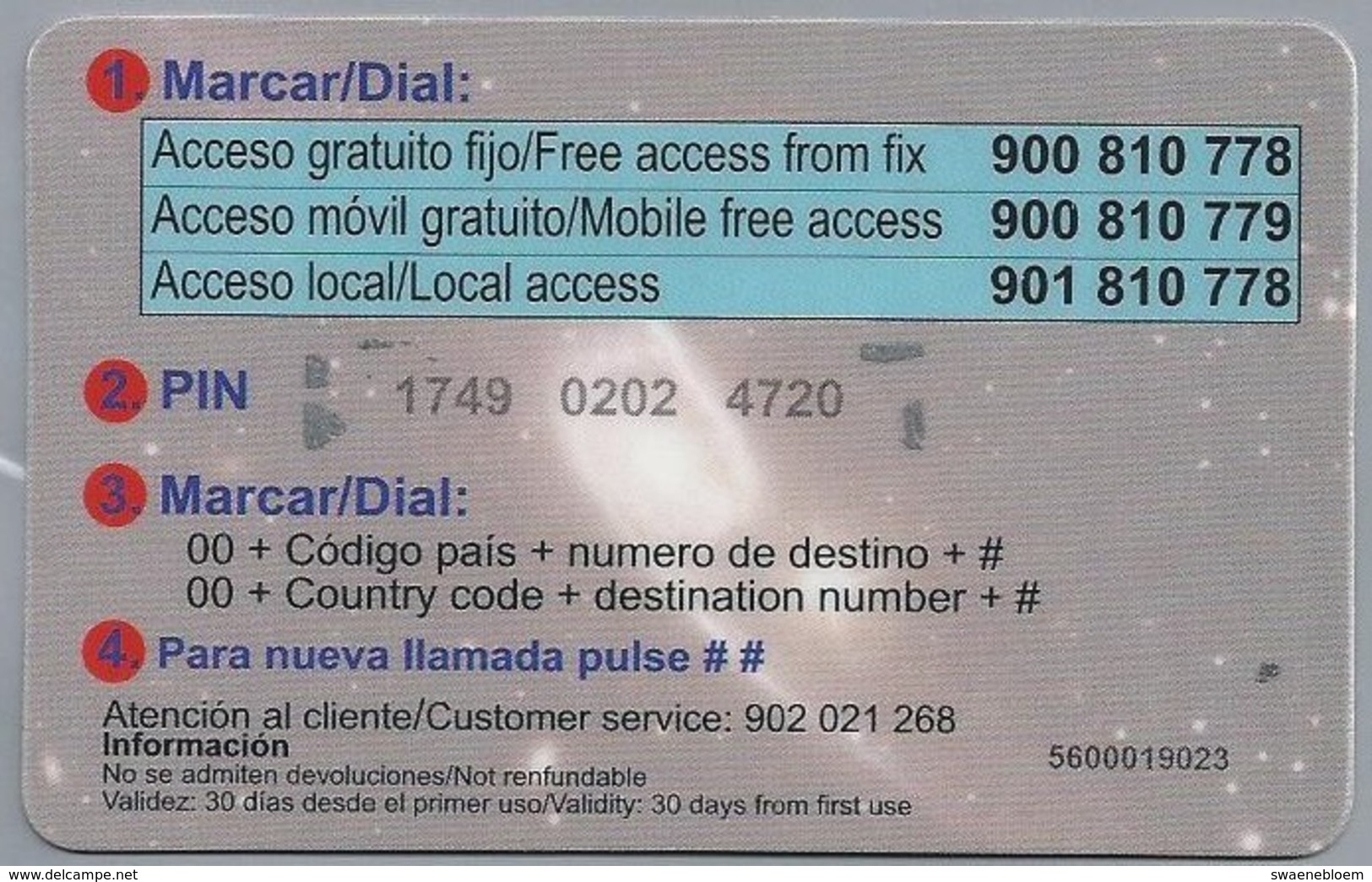 ES.- Telefonica De Espana. Phone Card. Galaxia 5 €. - Telefonica