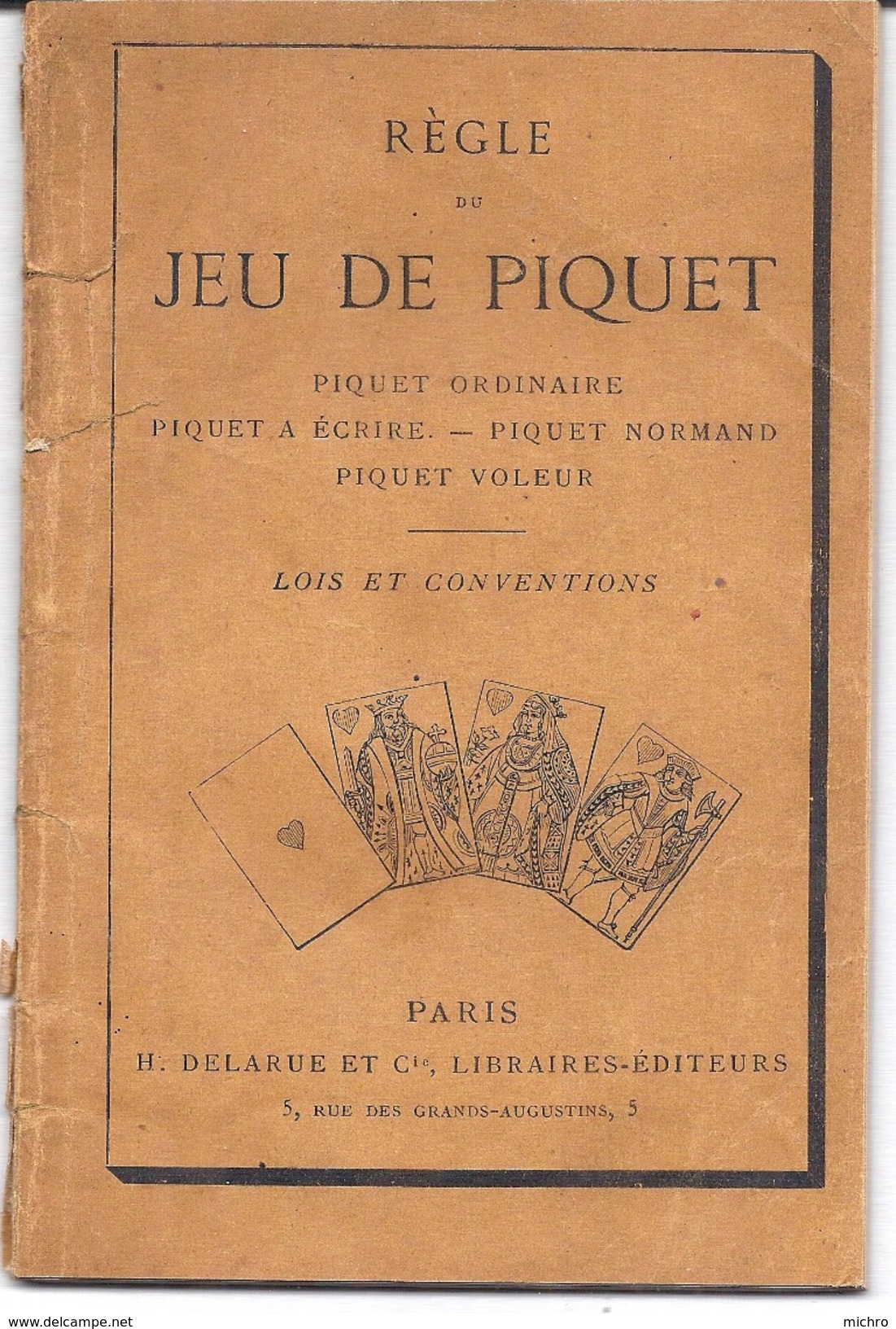 REGLES Du Jeu De PIQUET - 1521217 - Jeux De Société