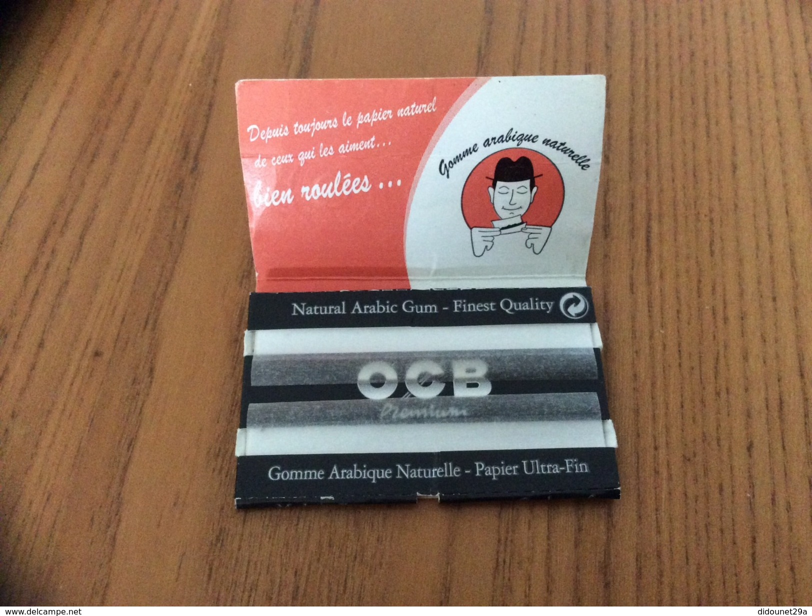 Other & unclassified - Papier à cigarettes OCB premium (Gomme arabique  naturelle,  bien roulées ) (rouge)